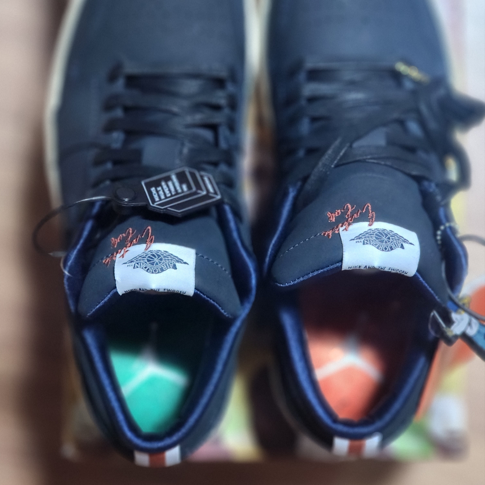 Jordan 1 x Eastside Golf Low Midnight Navy 착용 스타일 - 4