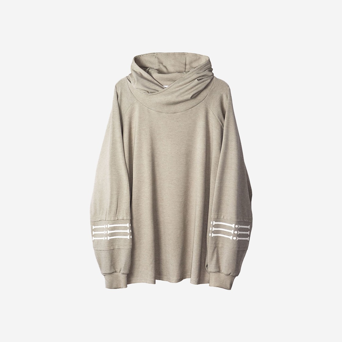 Ignota Core:6 Cut Hoodie Sand 상세 이미지 1