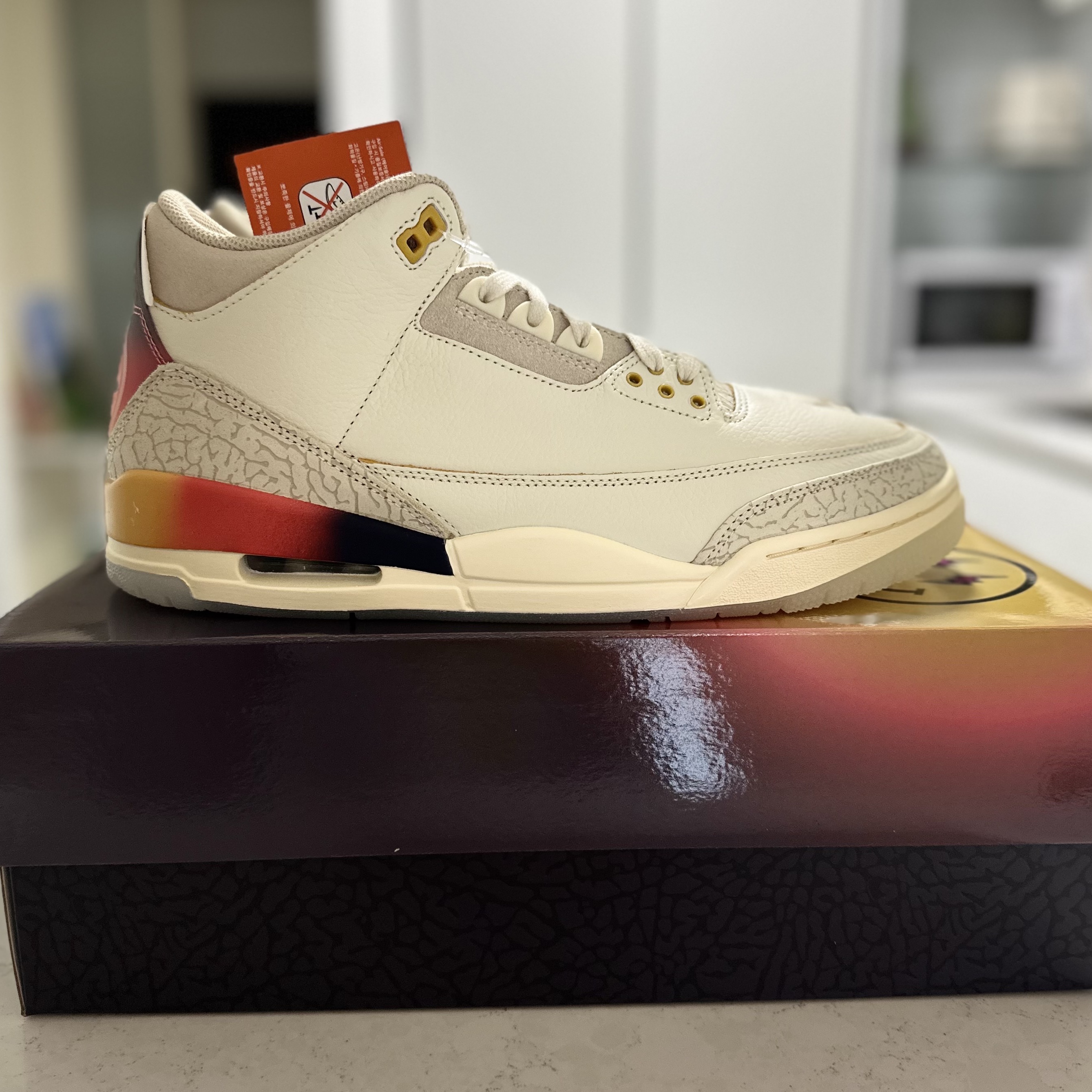 Jordan 3 x J Balvin Retro SP Sunset 착용 스타일 - 4