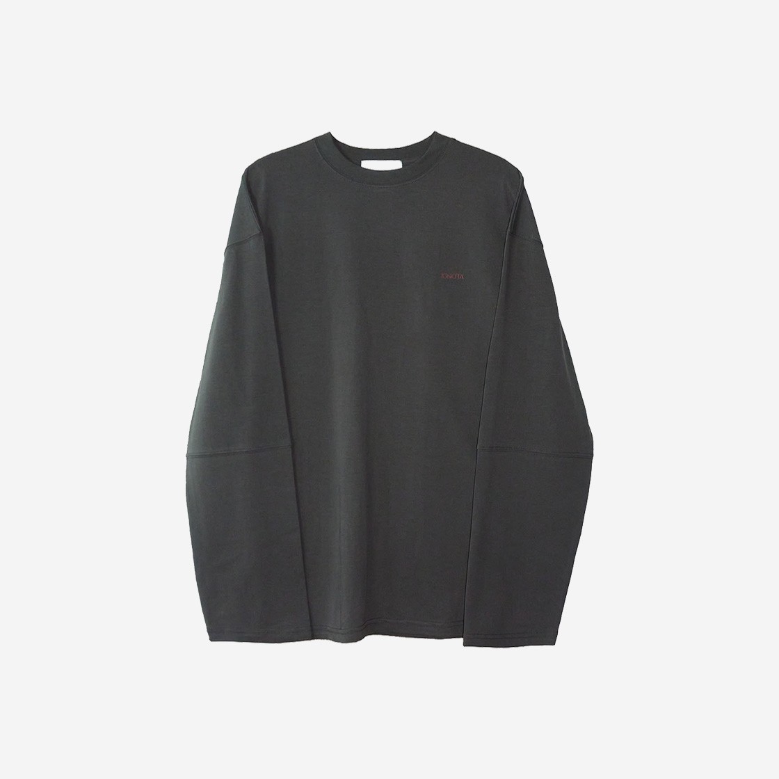 Ignota Core:6 Type.3 Column Long Sleeve T-Shirt Charcoal 상세 이미지 1