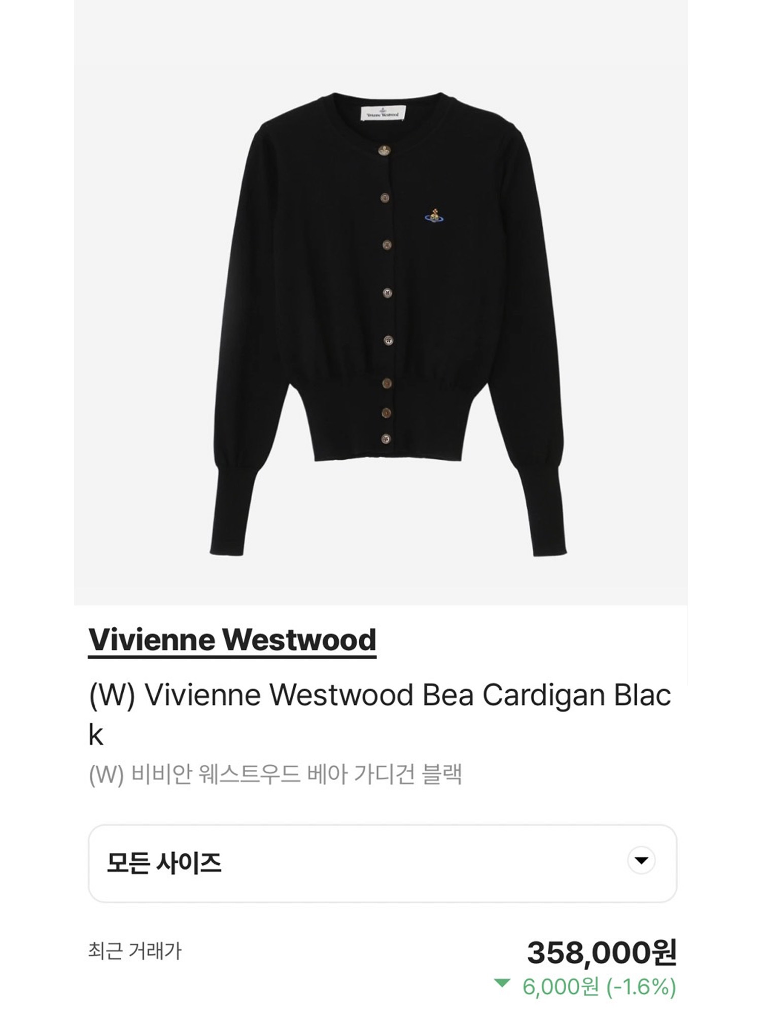 (W) Vivienne Westwood Bea Cardigan Navy, (W) Vivienne Westwood Bea Cardigan Red - 22SS 착용 스타일 - 5