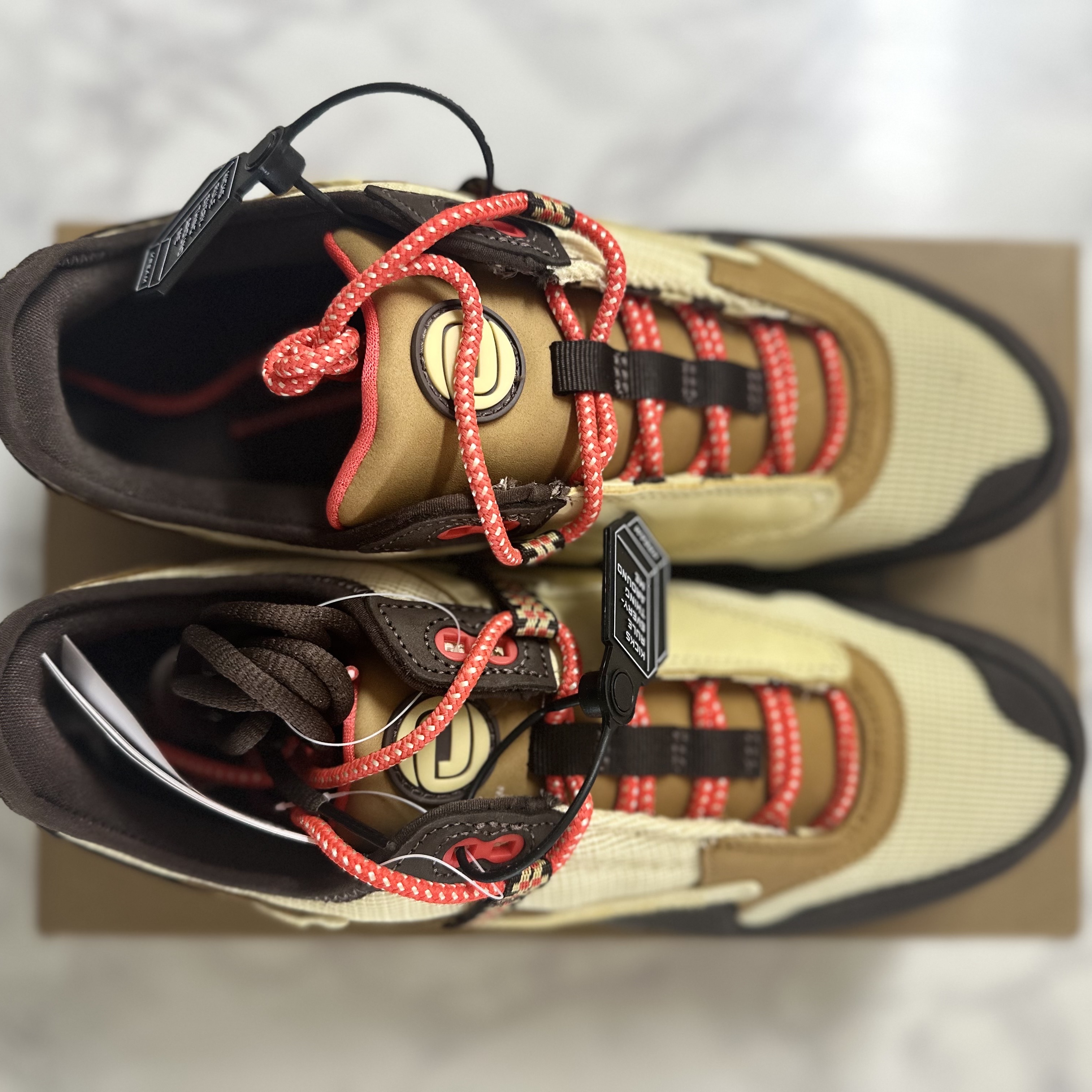 Nike x Travis Scott Air Max 1 Cact.us Brown 착용 스타일 - 3