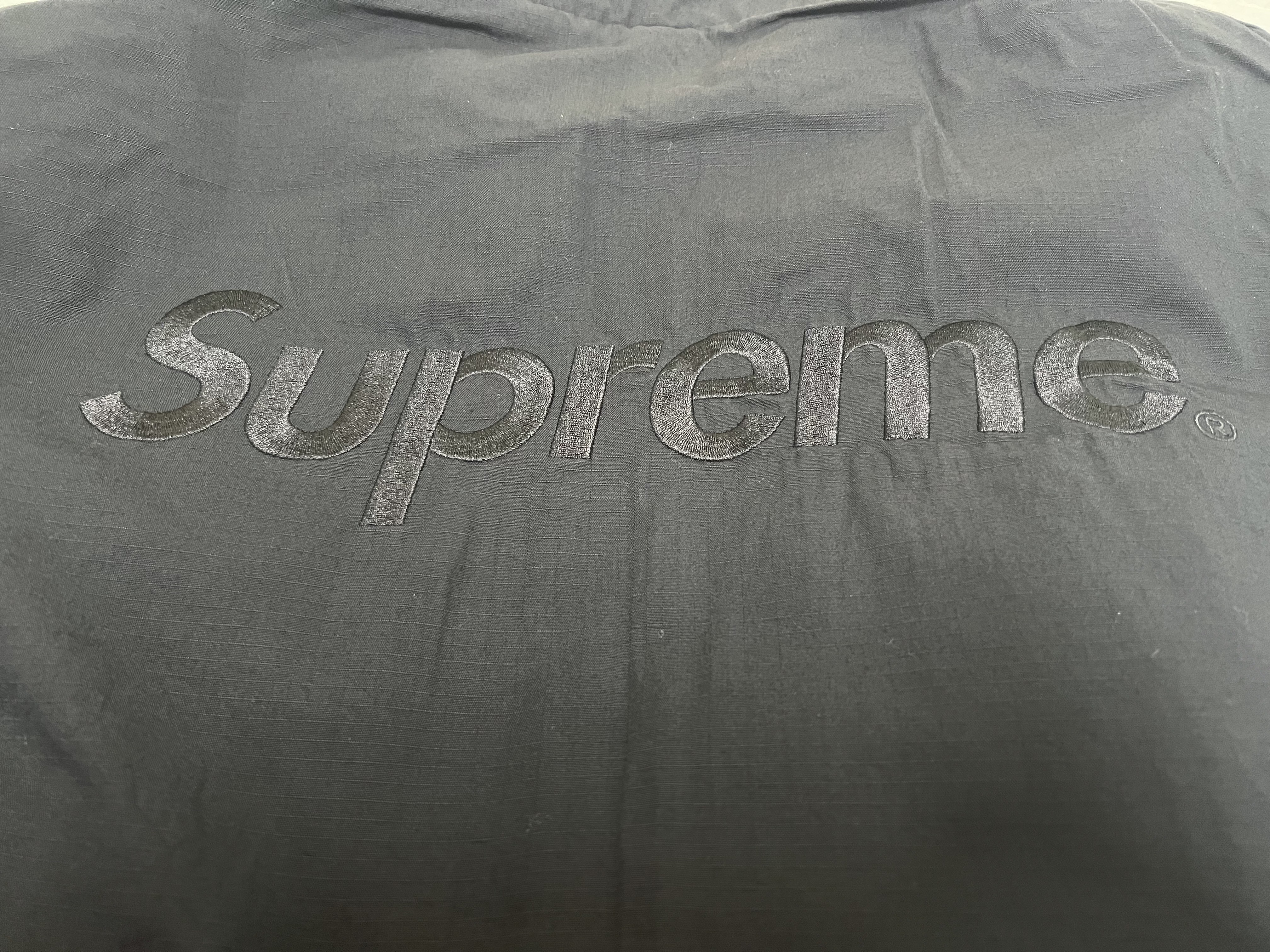 Supreme x Umbro Cotton Ripstop Track Jacket Black - 23FW 착용 스타일 - 2