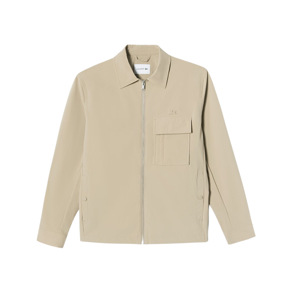 Lacoste Shirt Jacket Beige 상세 이미지 1