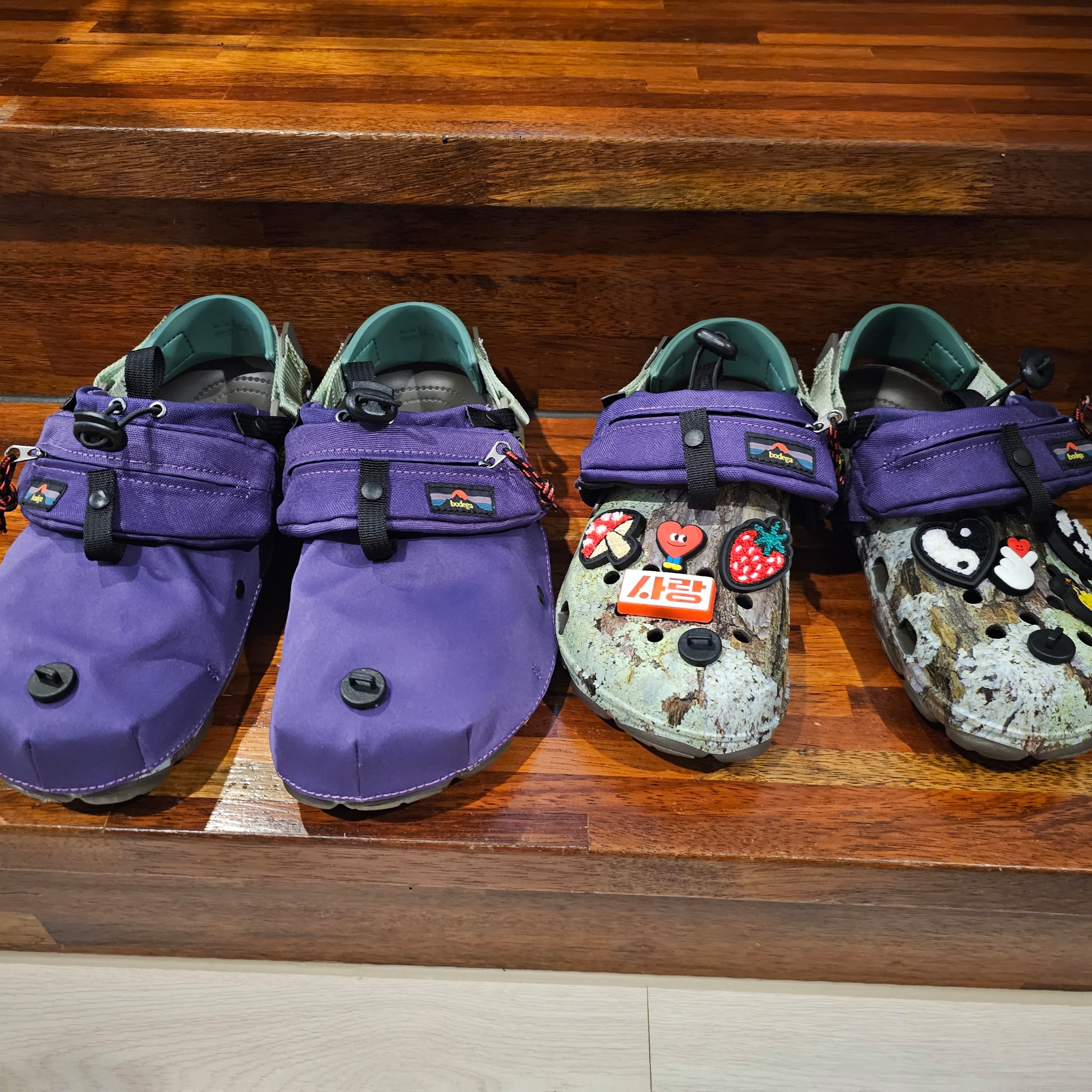 Crocs x Bodega All Terrain Clog Nict-Tech Mossy Bark 착용 스타일 - 3