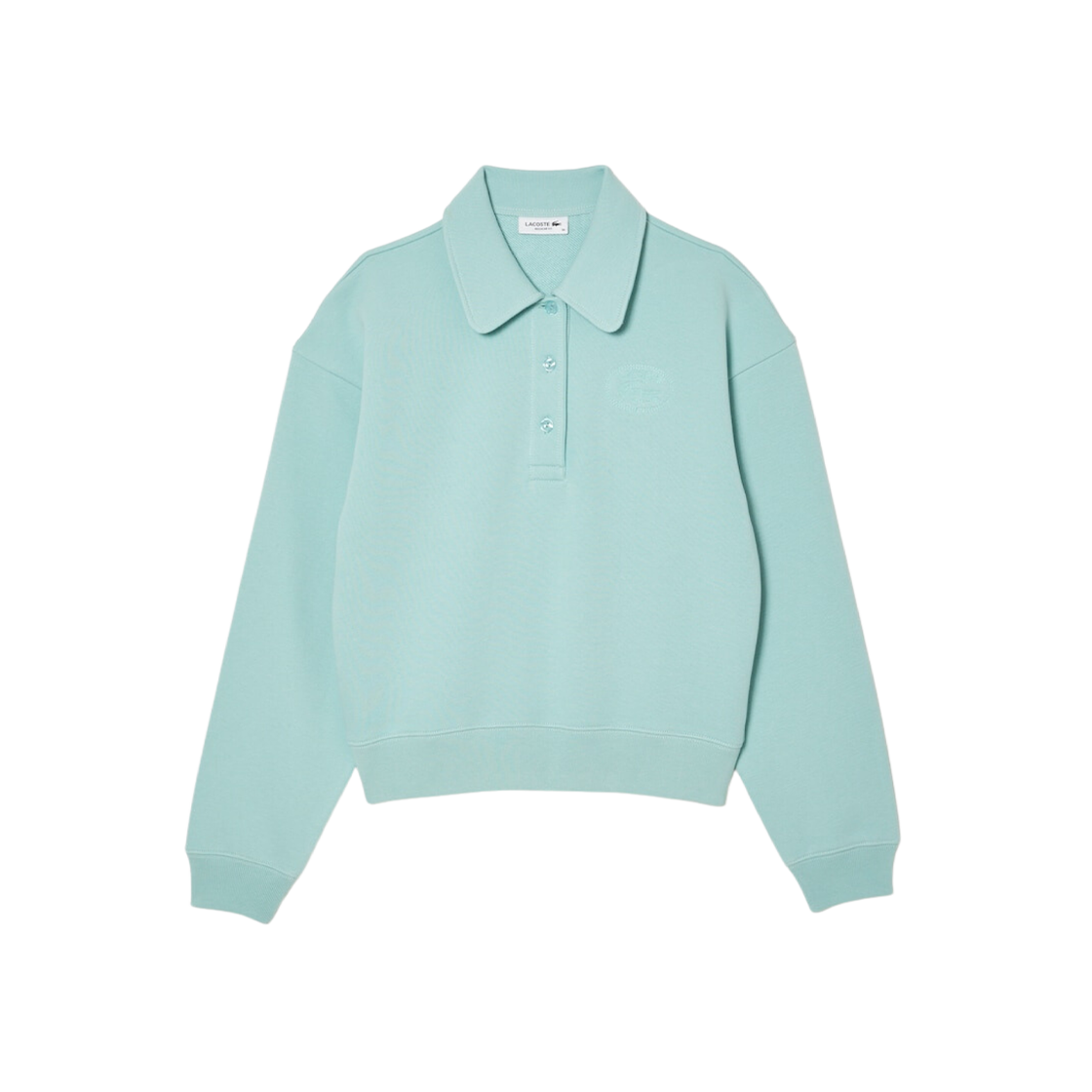 (W) Lacoste Polo Sweatshirt Mint 상세 이미지 1