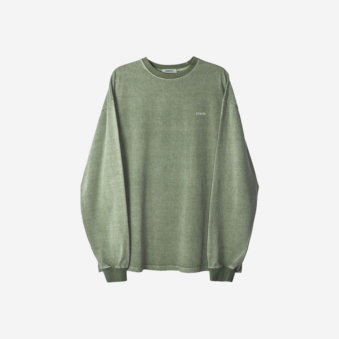 Ignota Core:6 Type.2 Column Long Sleeve T-Shirt Moss Green 상세 이미지 1