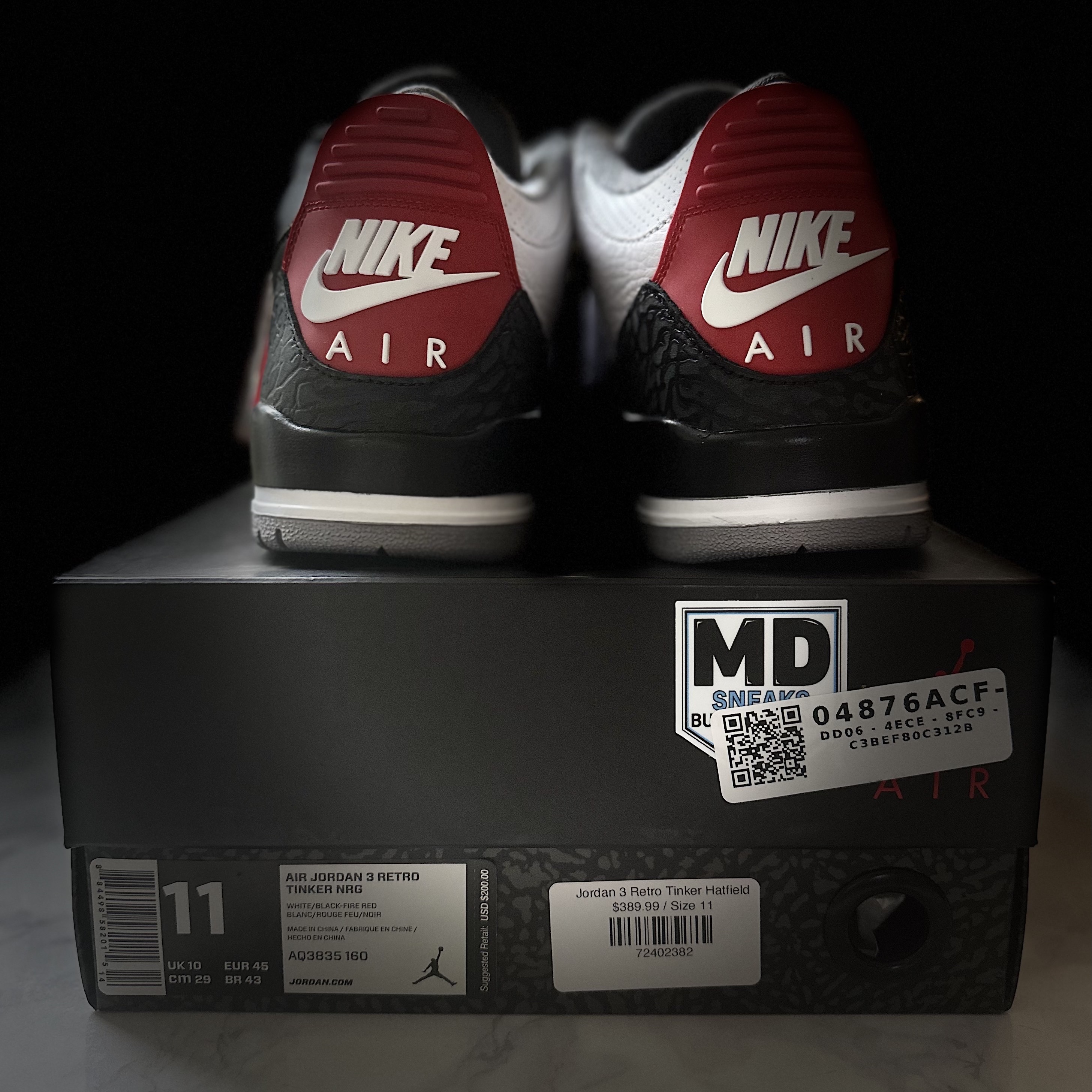 Jordan 3 Retro Tinker Hatfield 착용 스타일 - 1