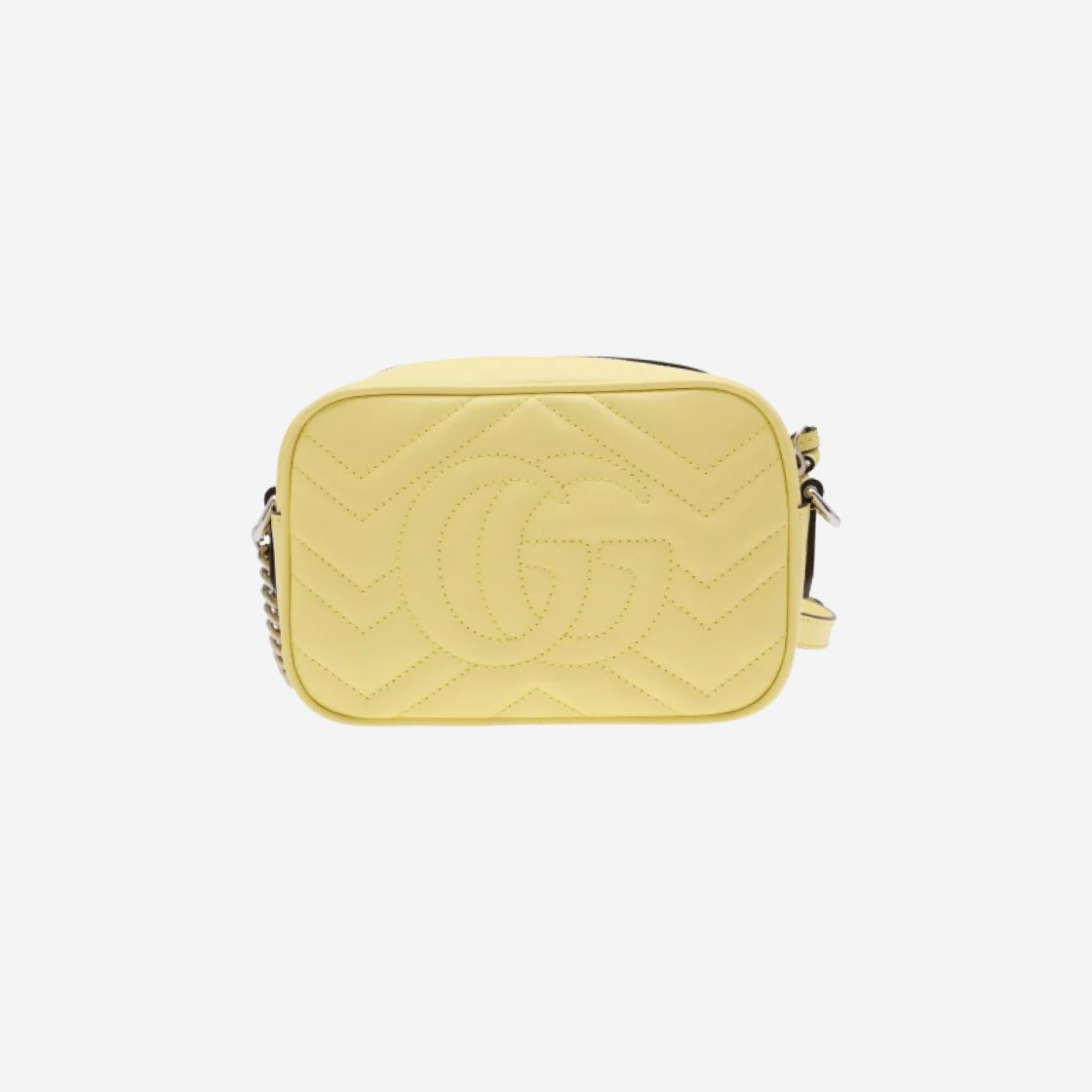 Gucci GG Marmont Quilted Shoulder Bag Yellow 상세 이미지 2