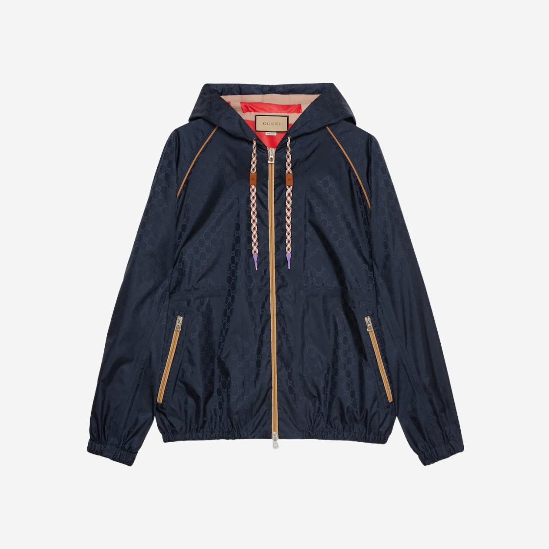 Gucci Technical GG Hooded Jacket Dark Blue 상세 이미지 1