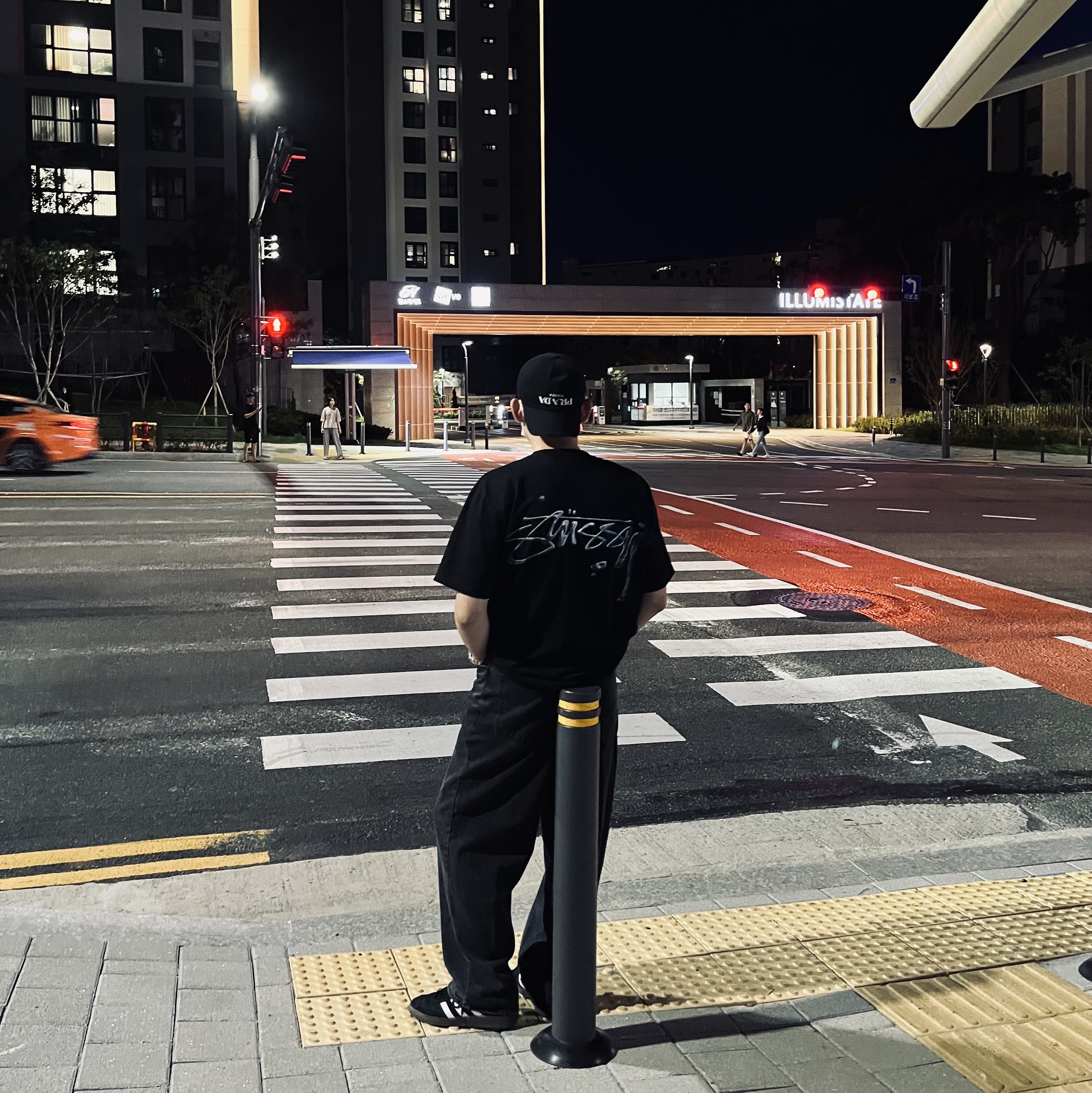 Stussy Mercury T-Shirt Black, Adidas Spezial Handball Core Black 착용 스타일