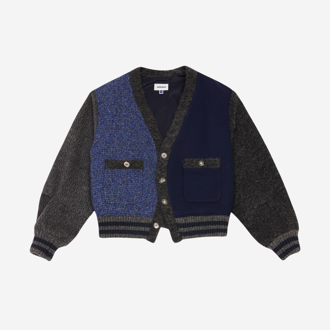 【ADERERROR】Alieb Knit Cardigan Z-BLUE ADERERROR】Alieb Knit Cardigan Z-BLUE(ADER error Alieb knit