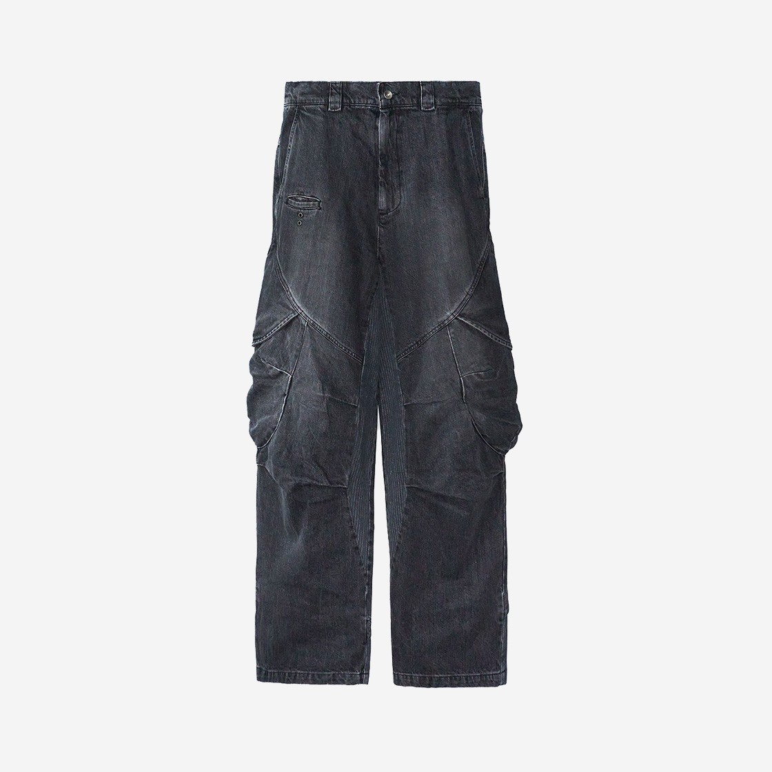 Ignota Core:6 Washed Cargo Pants Black 상세 이미지 1