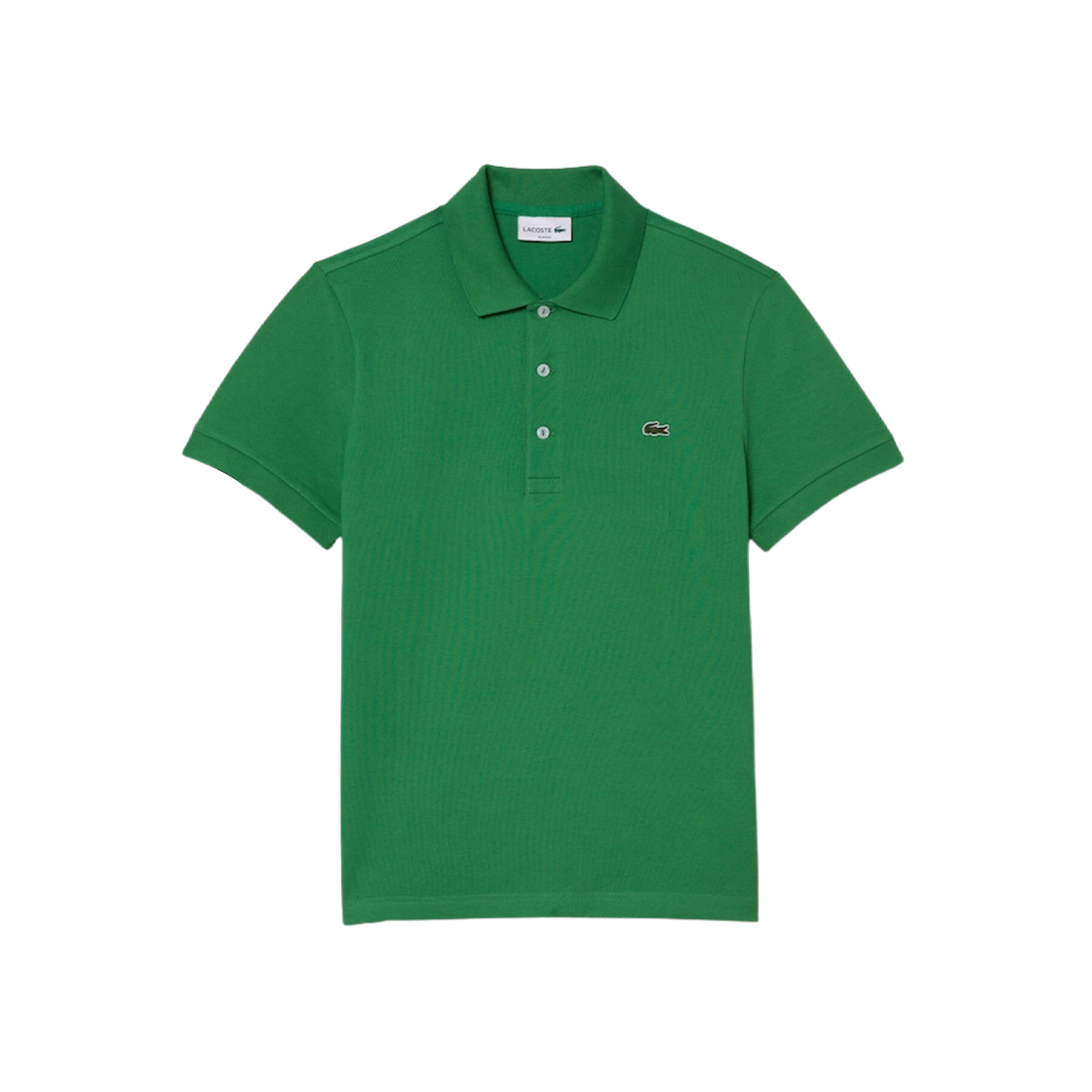 Lacoste Slim-Fit Stretch Cotton Pique Polo Shirt Green 상세 이미지 1