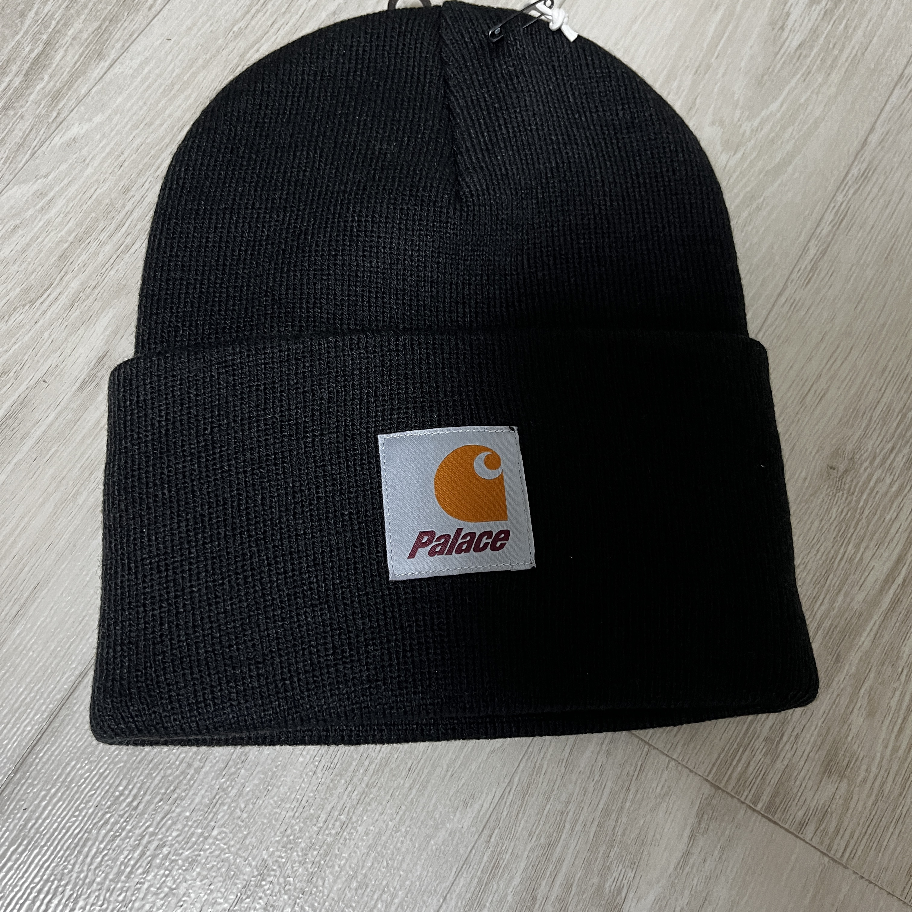 Palace x Carhartt WIP Watch Hat Black - 23FW 착용 스타일