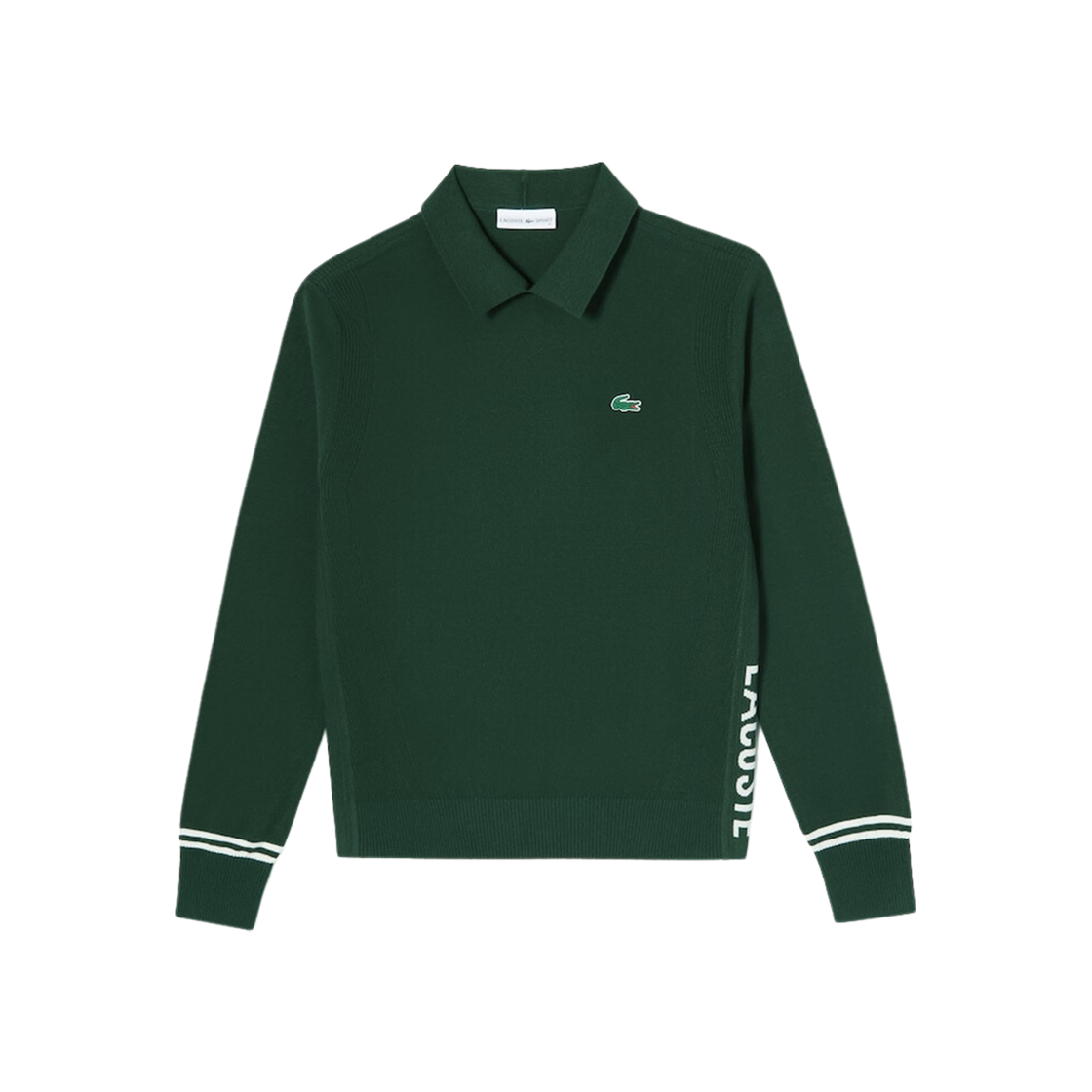 (W) Lacoste Golf Collar Pullover Green 상세 이미지 1