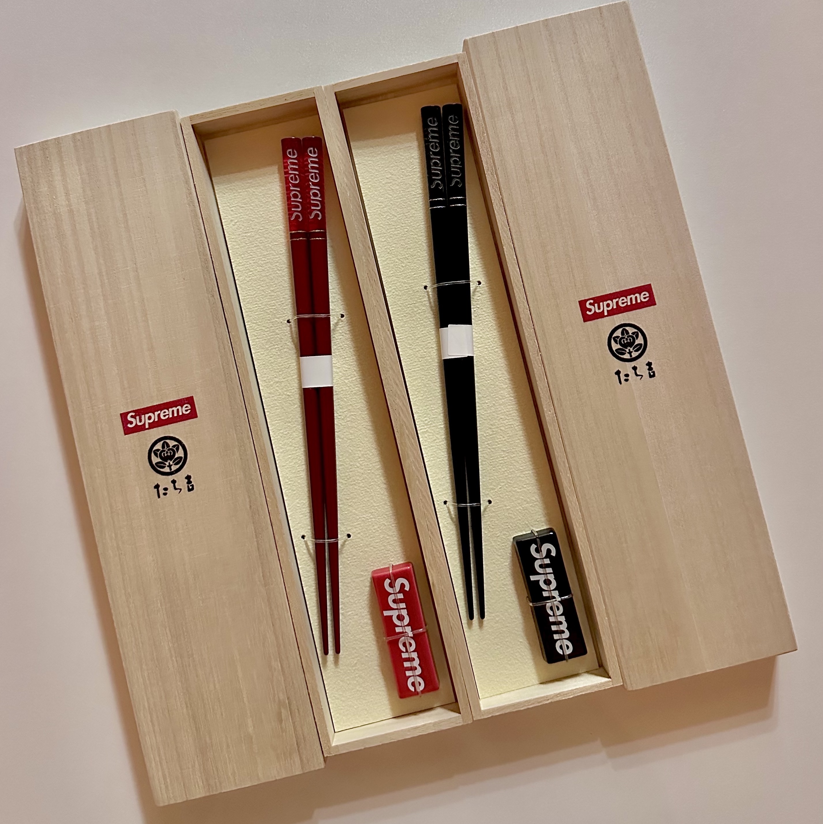 23FW Supreme Chopstick Set Red シュプリーム チョップスティックス
