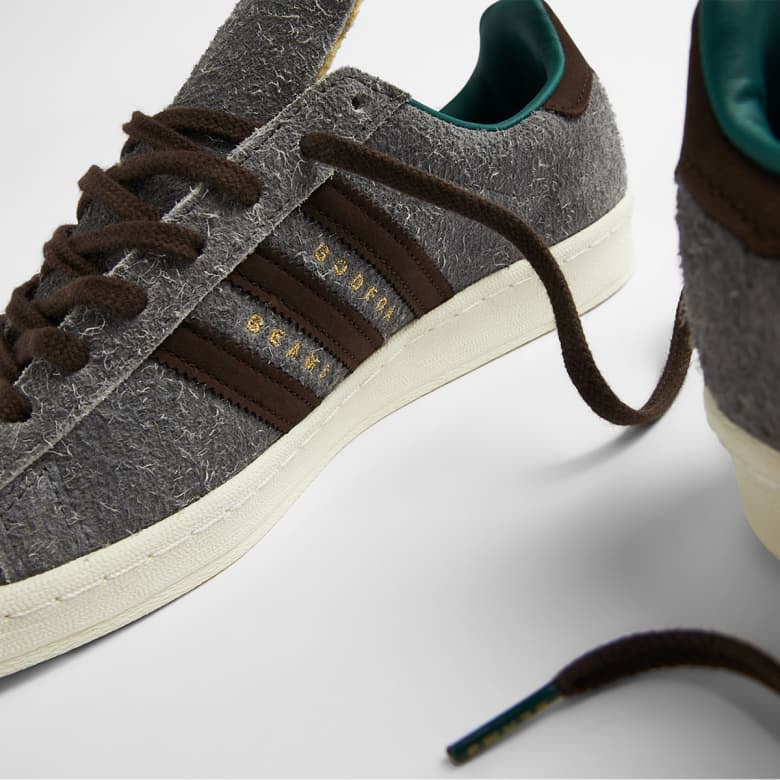Adidas x Bodega x Beams Campus Grey Off White 착용 스타일