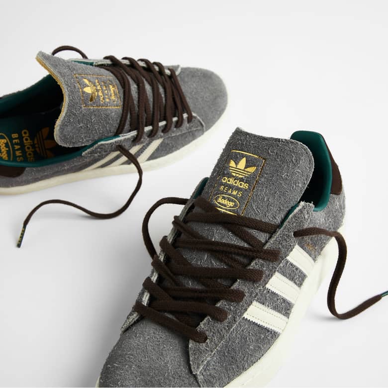 Adidas x Bodega x Beams Campus Grey Off White 착용 스타일
