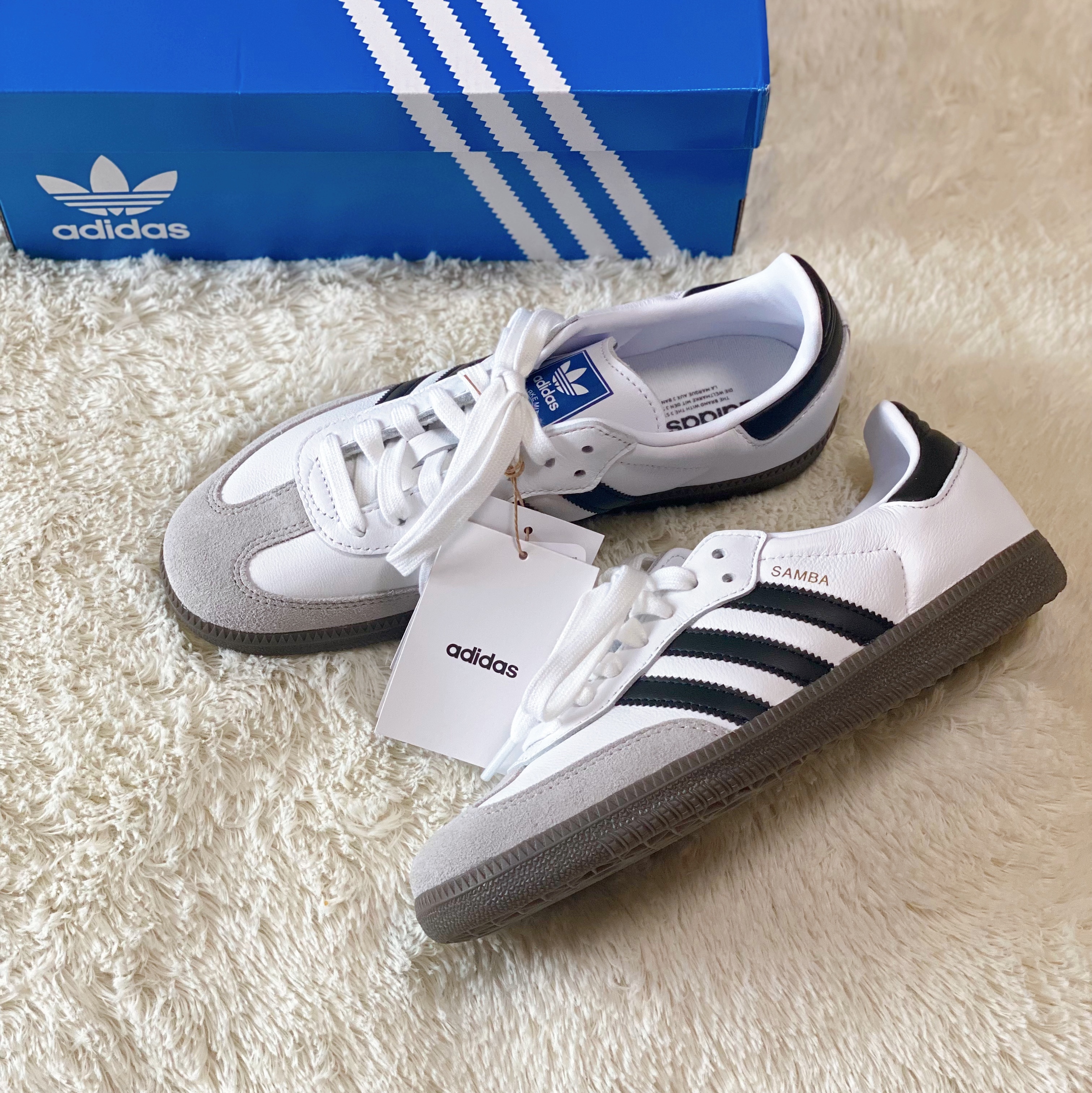 Adidas Samba OG Cloud White 착용 스타일