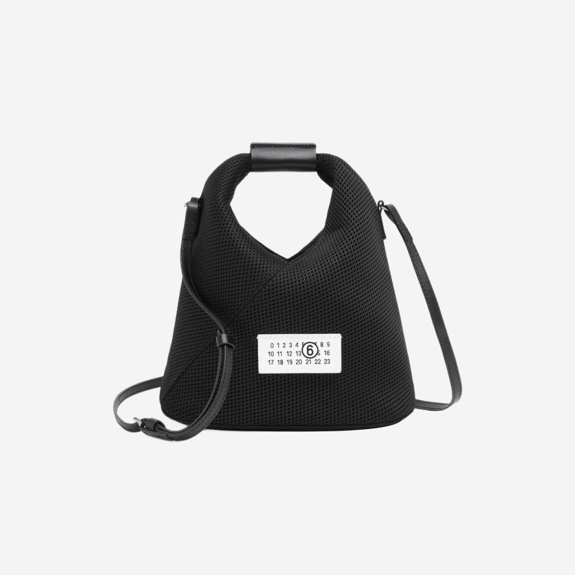 MM6 Maison Margiela Mesh Classic Crossbody Japanese Bag Black 상세 이미지 1