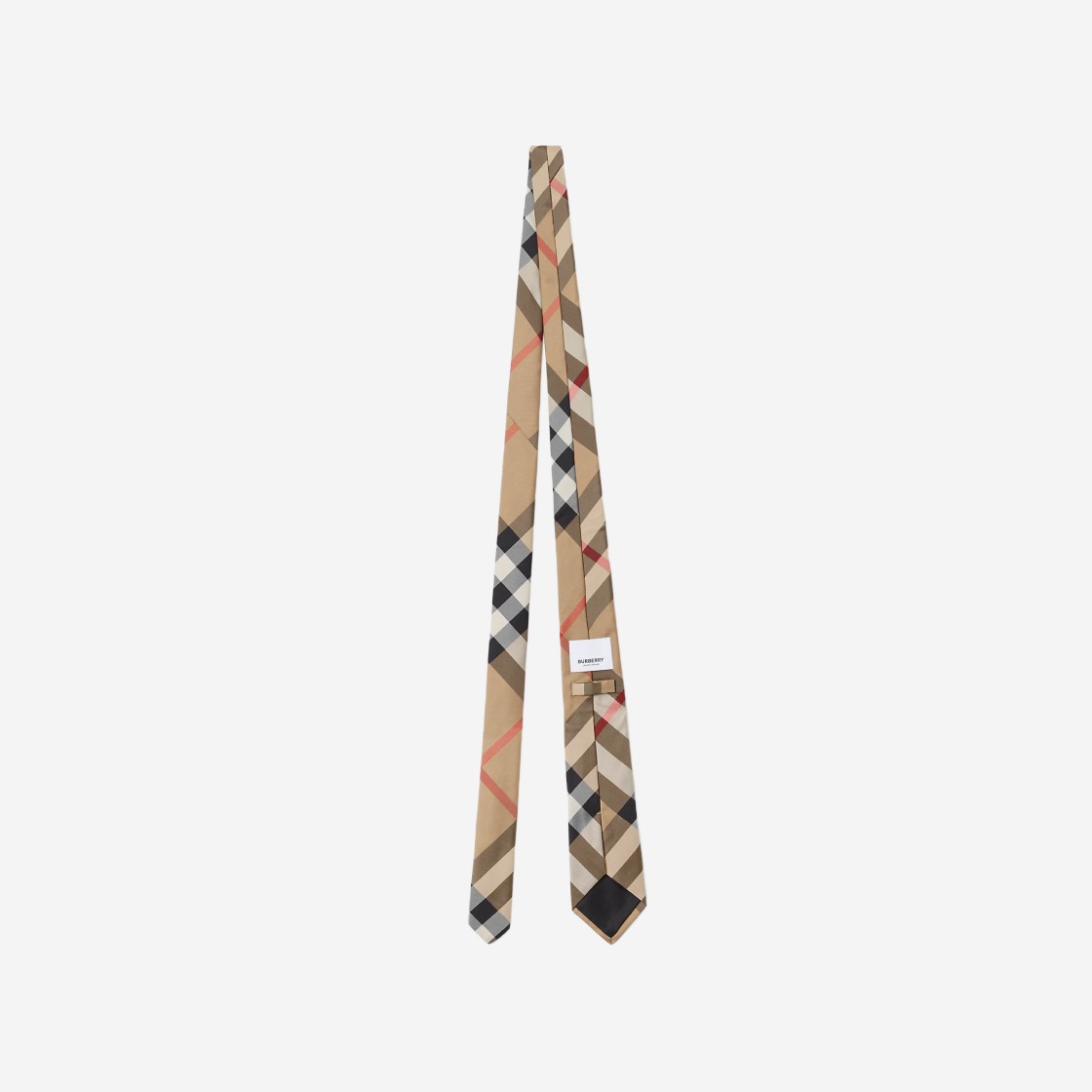 Burberry Classic Cut Check Silk Tie Archive Beige 상세 이미지 2