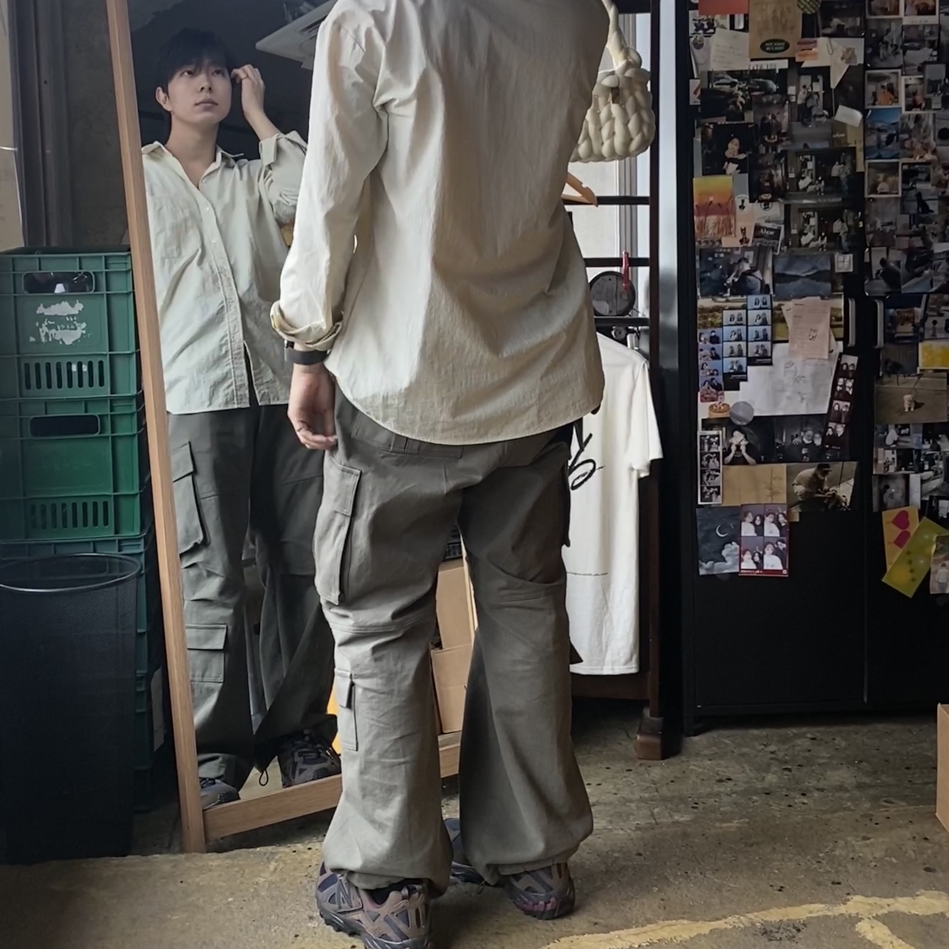 New Balance ML610T Dark Mushroom - D Standard 착용 스타일 - 1