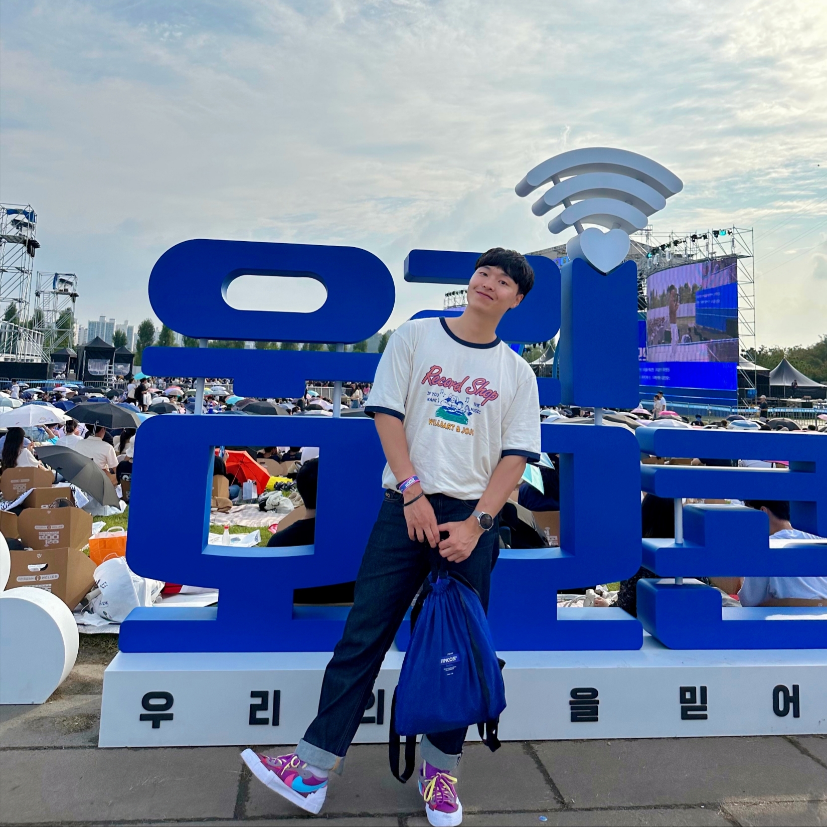 Nike x Sacai x Kaws Blazer Low Purple Dusk 착용 스타일 - 2
