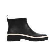 (W) Chanel Ankle Boots Caoutchouc & Black