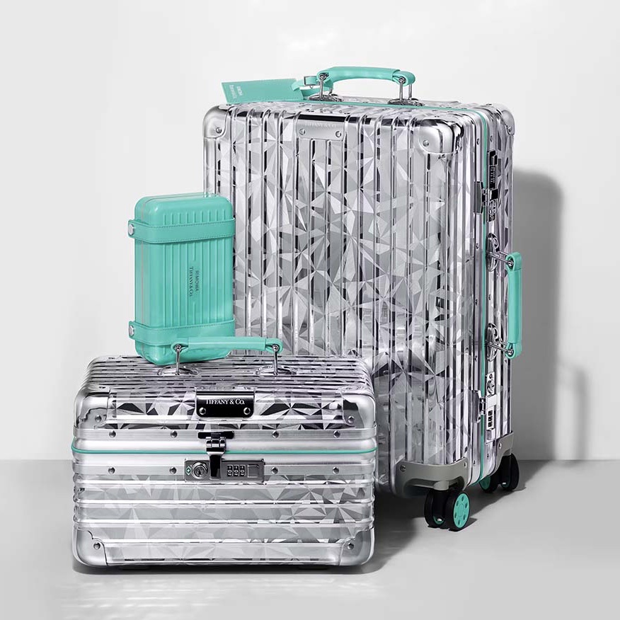 Rimowa x Tiffany & Co. Rock Cut Cabin Silver, Rimowa x Tiffany & Co. Jewelry Personal Tiffany Blue 착용 스타일 - 3