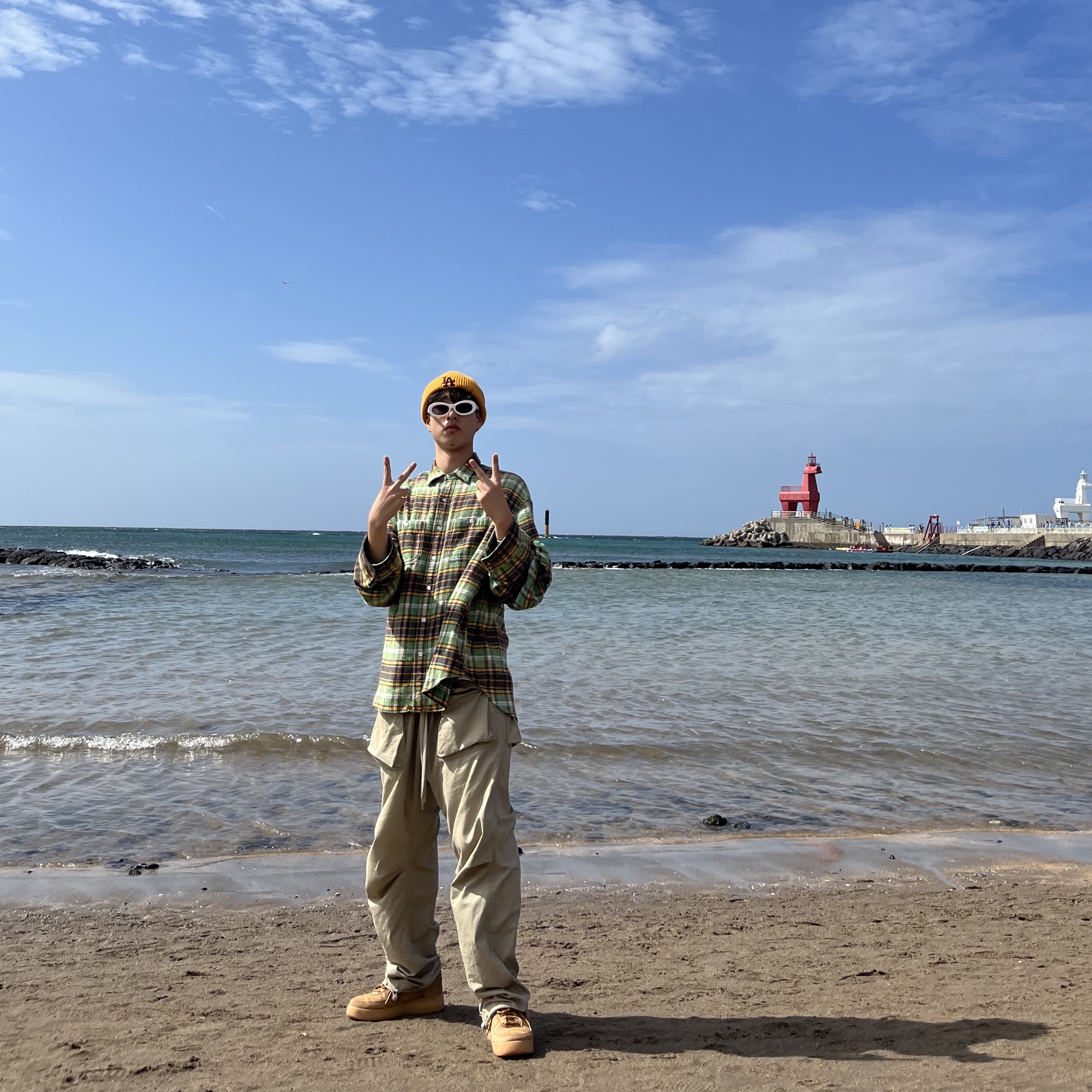 Nike Air Force 1 '07 WB Flax 착용 스타일 - 4