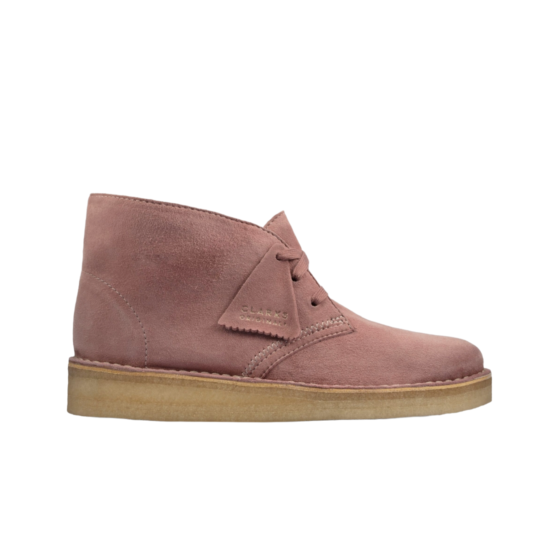 (W) 클락스 데저트 콜 스웨이드 더스티 핑크((W) Clarks Desert Coal Suede Dusty Pink) - 1
