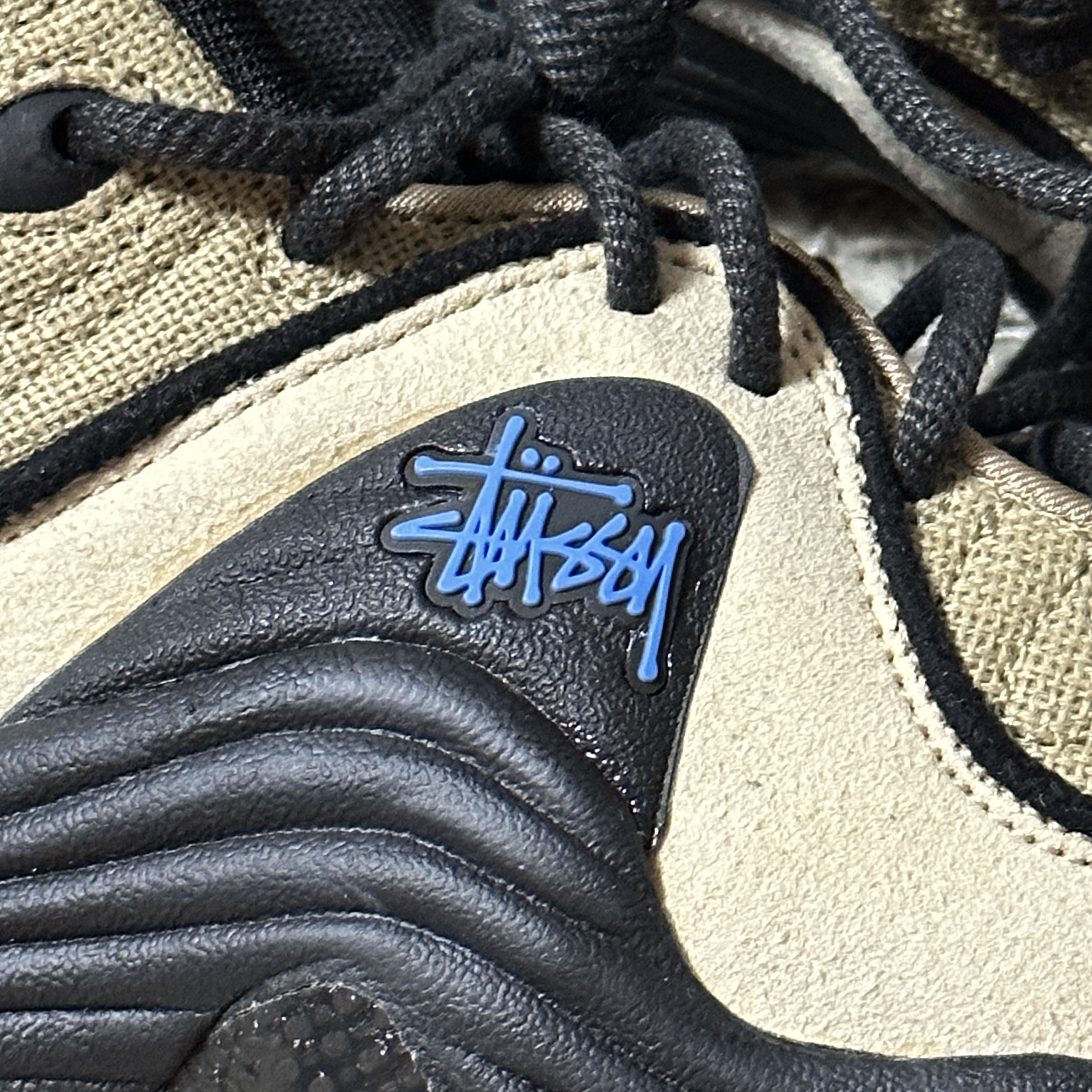 Nike x Stussy Air Penny II Rattan and Limestone 착용 스타일 - 4