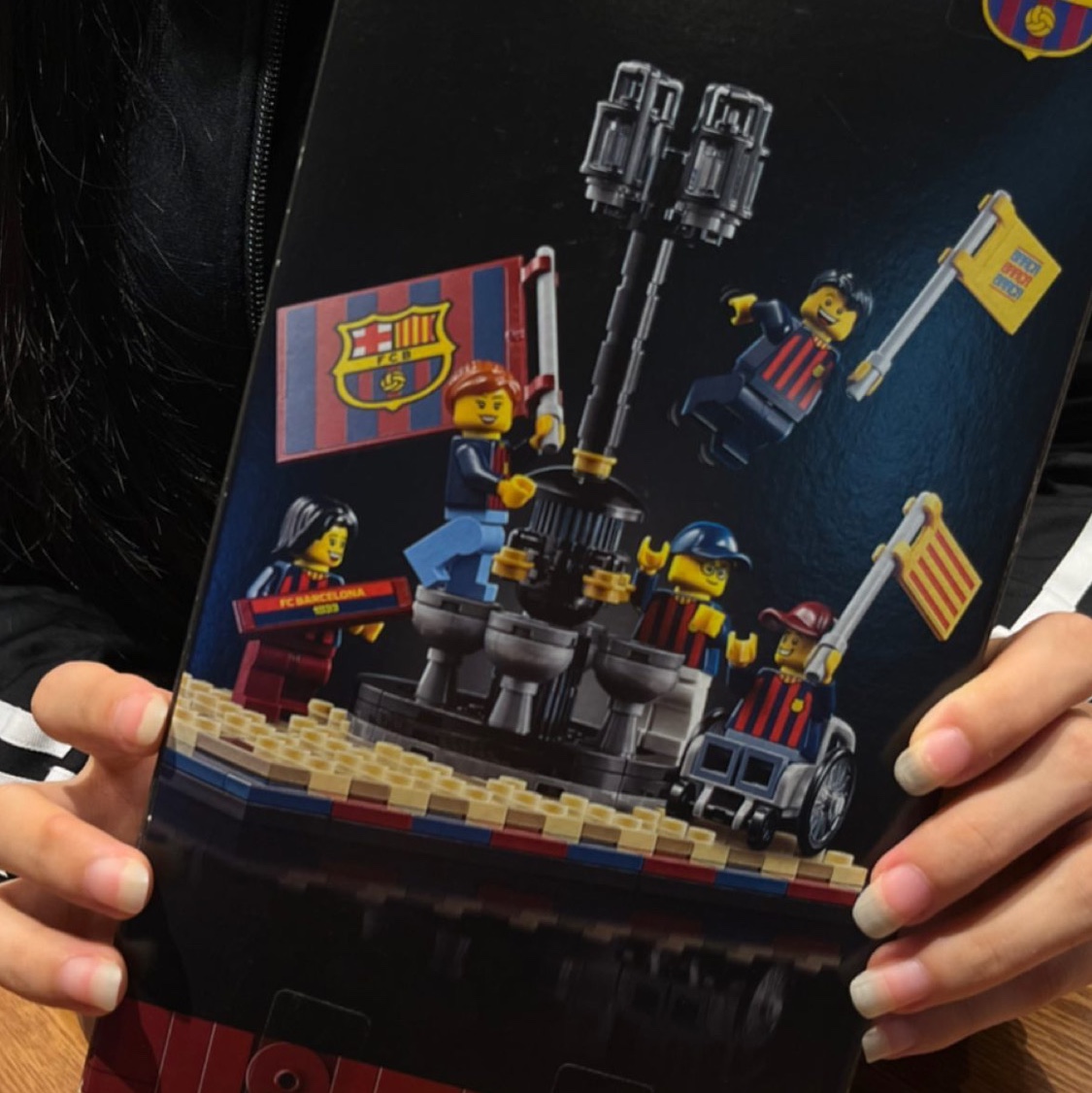 Lego FC Barcelona Celebration 착용 스타일