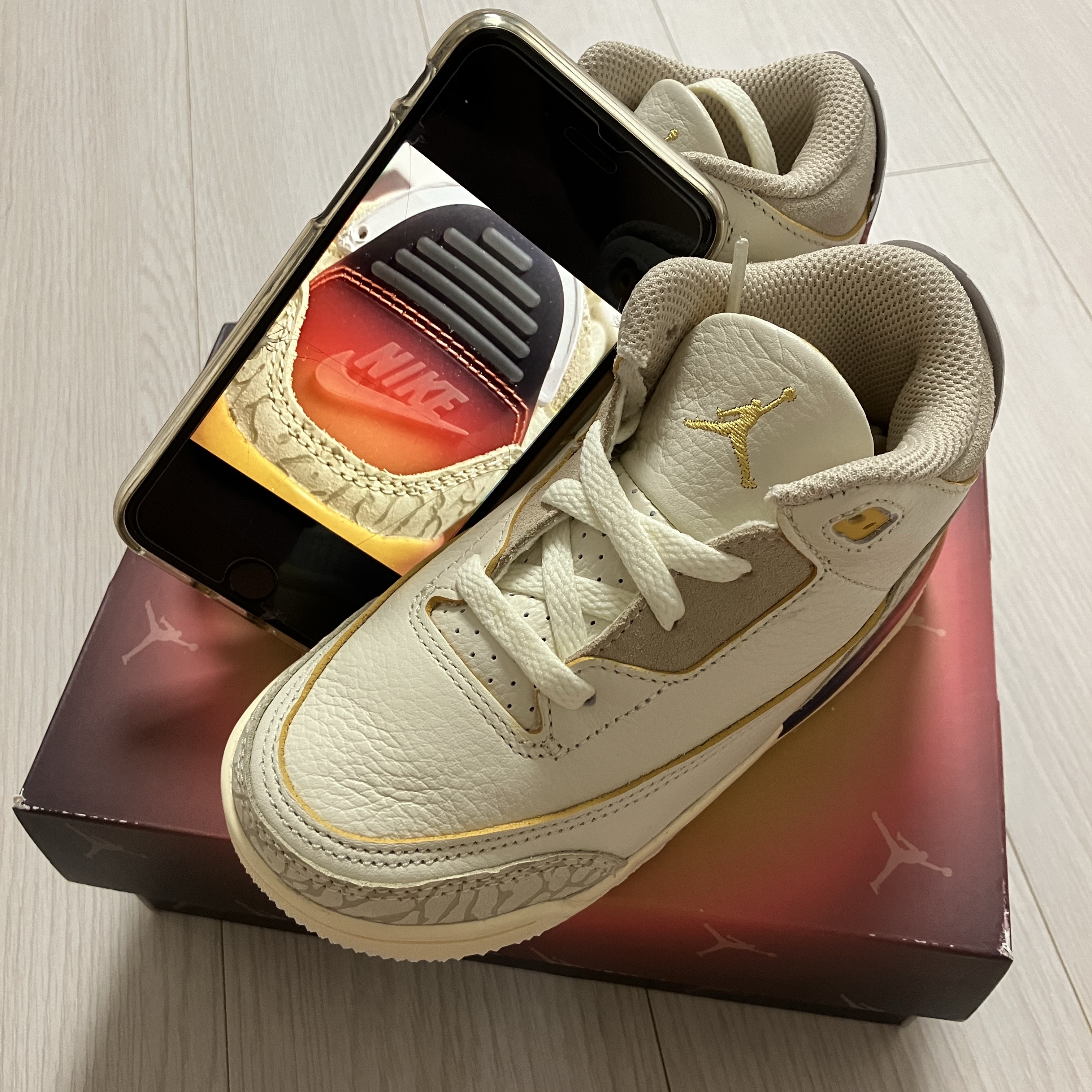 (TD) Jordan 3 x J Balvin Retro SP Sunset 착용 스타일