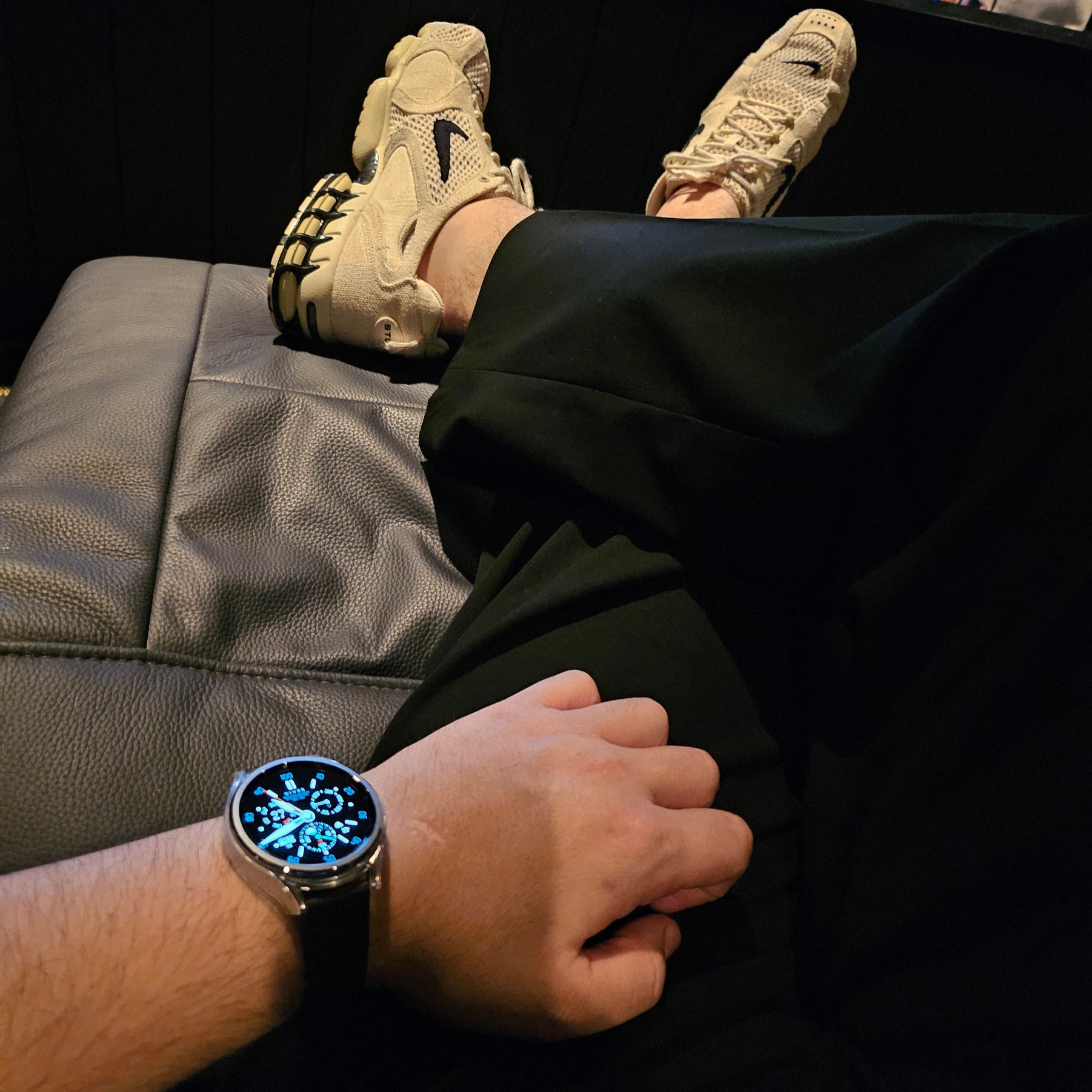 Nike x Stussy Air Zoom Spiridon Cage 2 Fossil 착용 스타일