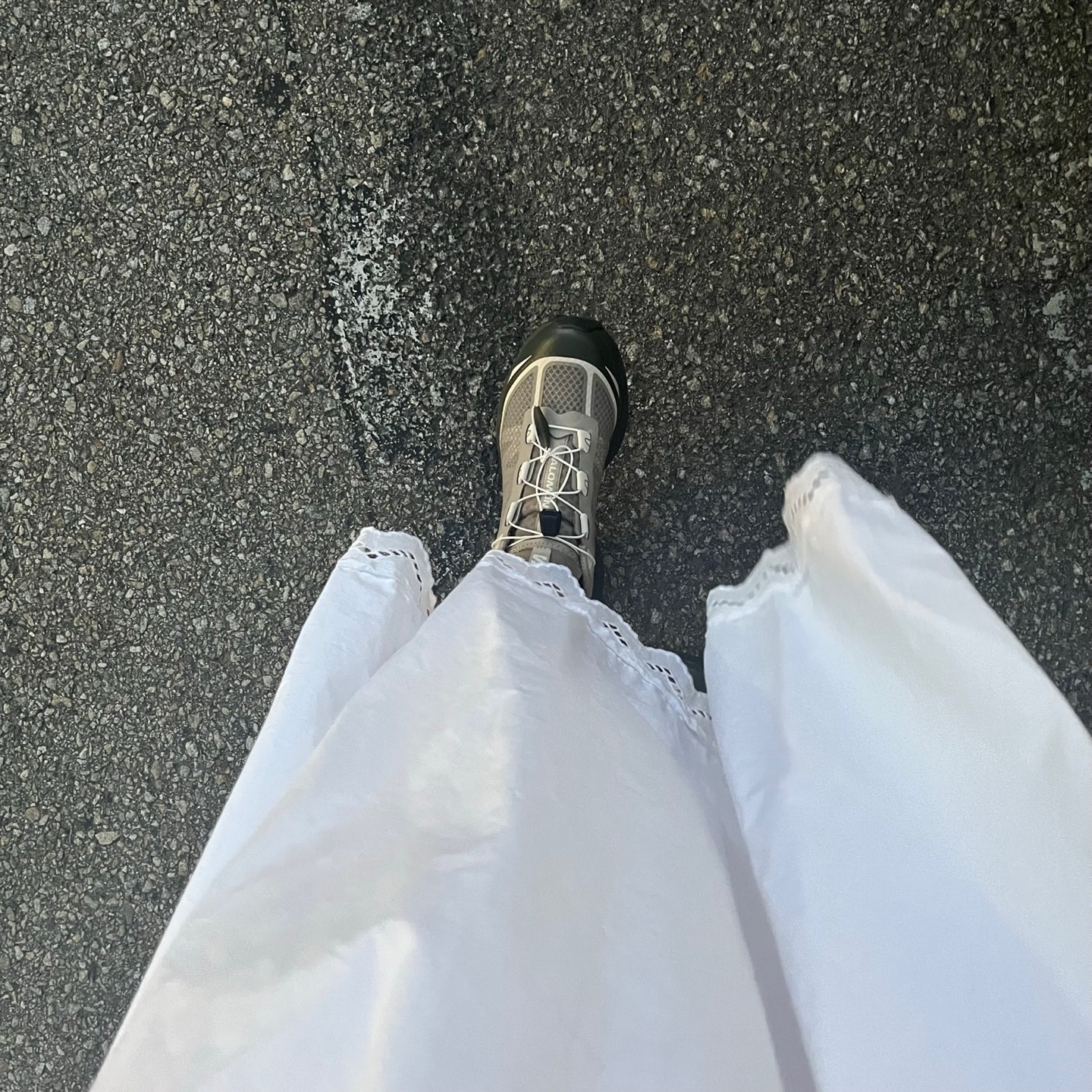 Salomon XT-6 FT Vintage Khaki 착용 스타일 - 3