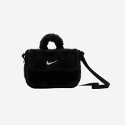 (Kids) Nike NSW Faux Fur Crossbody Bag Black