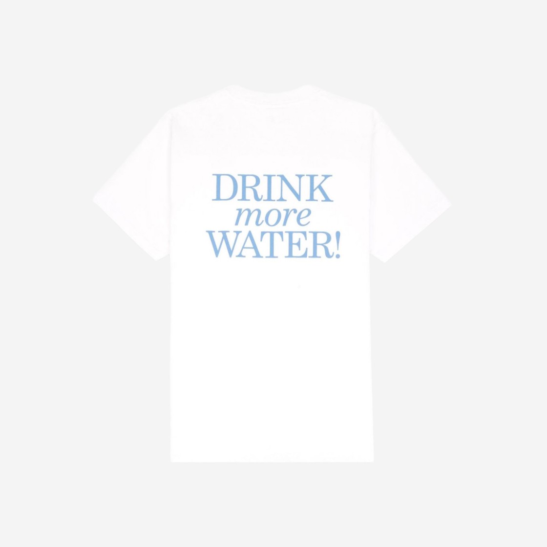 Sporty & Rich New Drink Water T-Shirt White Atlantic 상세 이미지 1