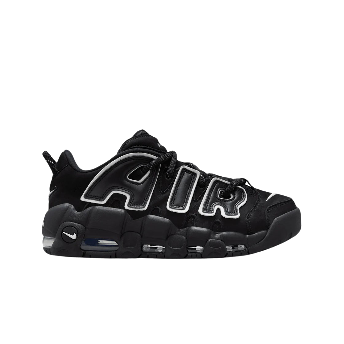나이키 x 앰부쉬 에어 모어 업템포 로우 블랙 앤 화이트(Nike x Ambush Air More Uptempo Low Black and White)