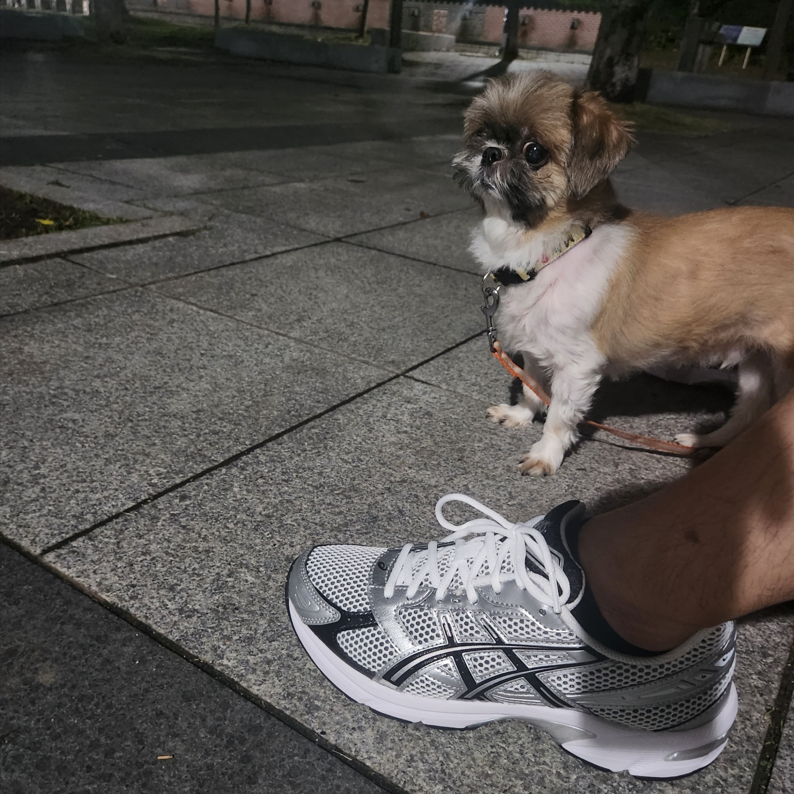 Asics Gel-1130 White Black 착용 스타일