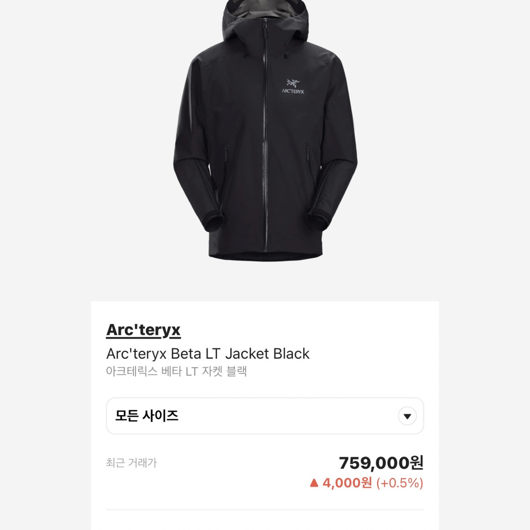 Arc'teryx Atom SL Hoody Solitude, Arc'teryx Beta LT Jacket Black 착용 스타일 - 5