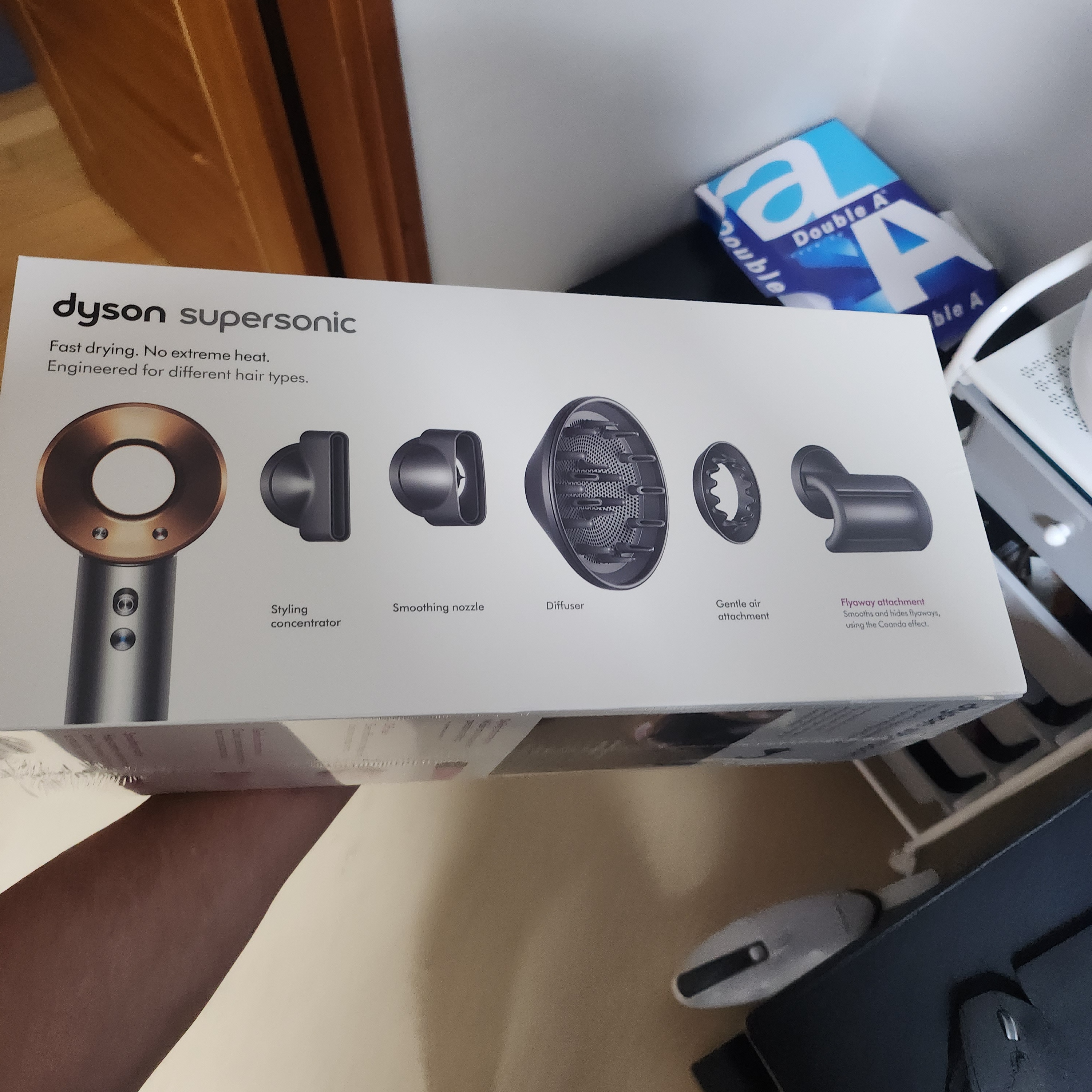 Dyson Supersonic Hair Dryer Nickel Copper (Korean Ver.) 착용 스타일