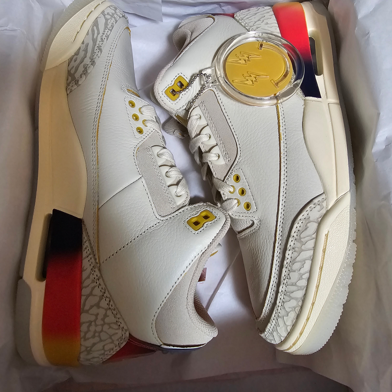 Jordan 3 x J Balvin Retro SP Sunset 착용 스타일 - 2
