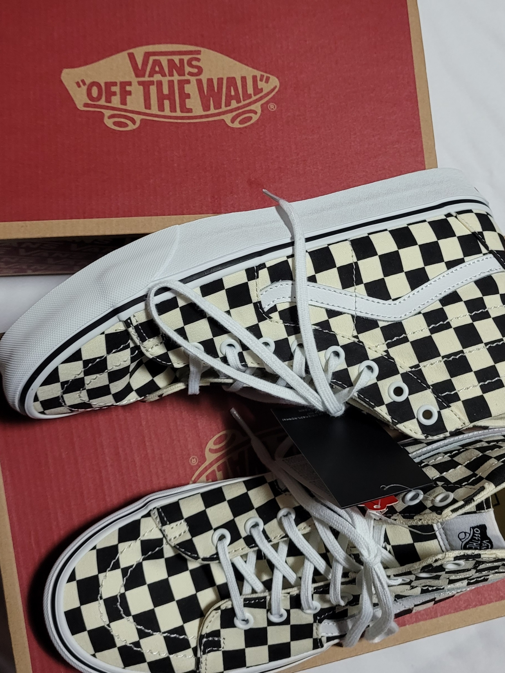 Vans Classic Slip-On Platform Checkerboard 착용 스타일 - 3