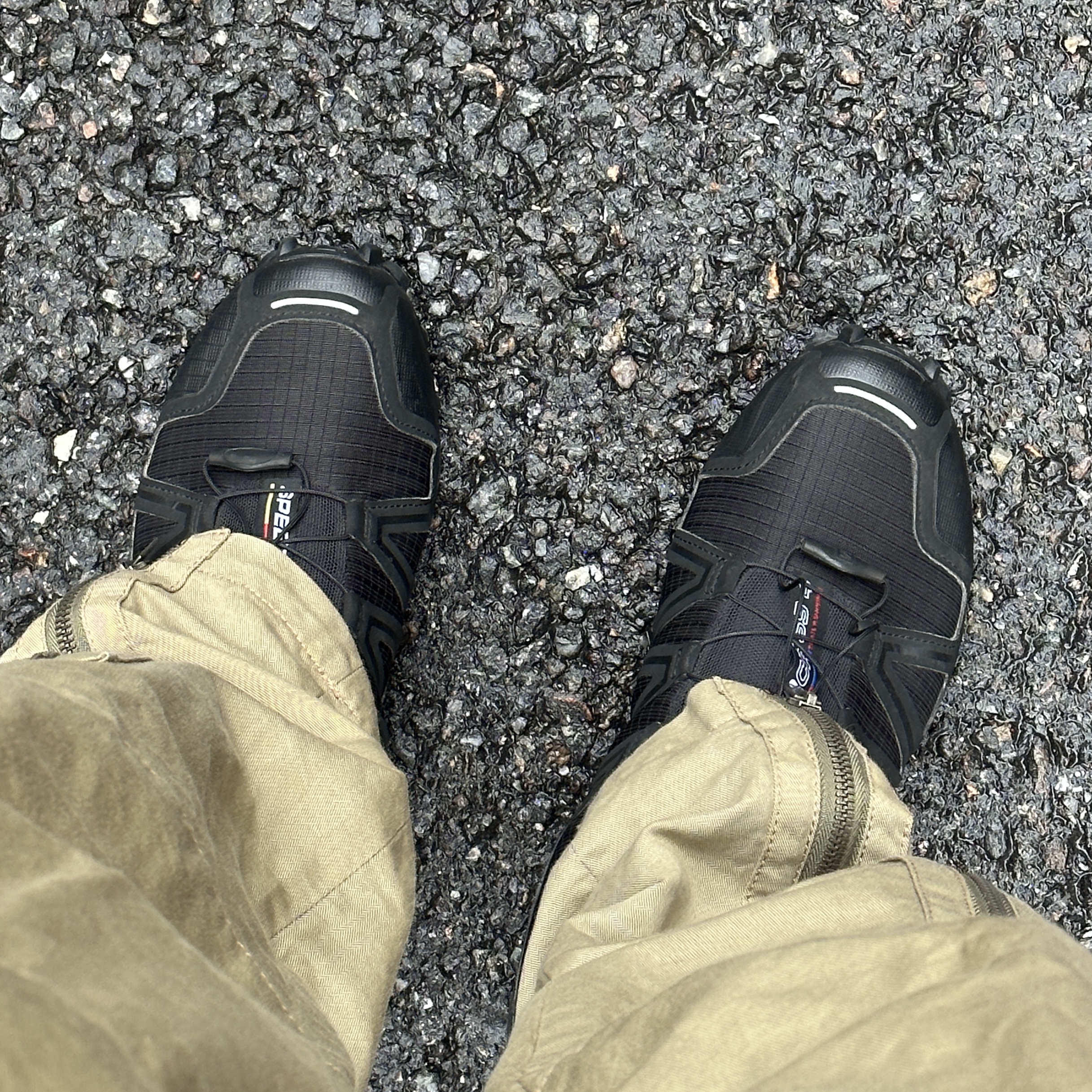 Salomon Speedcross 3 Black Quiet Shade 착용 스타일