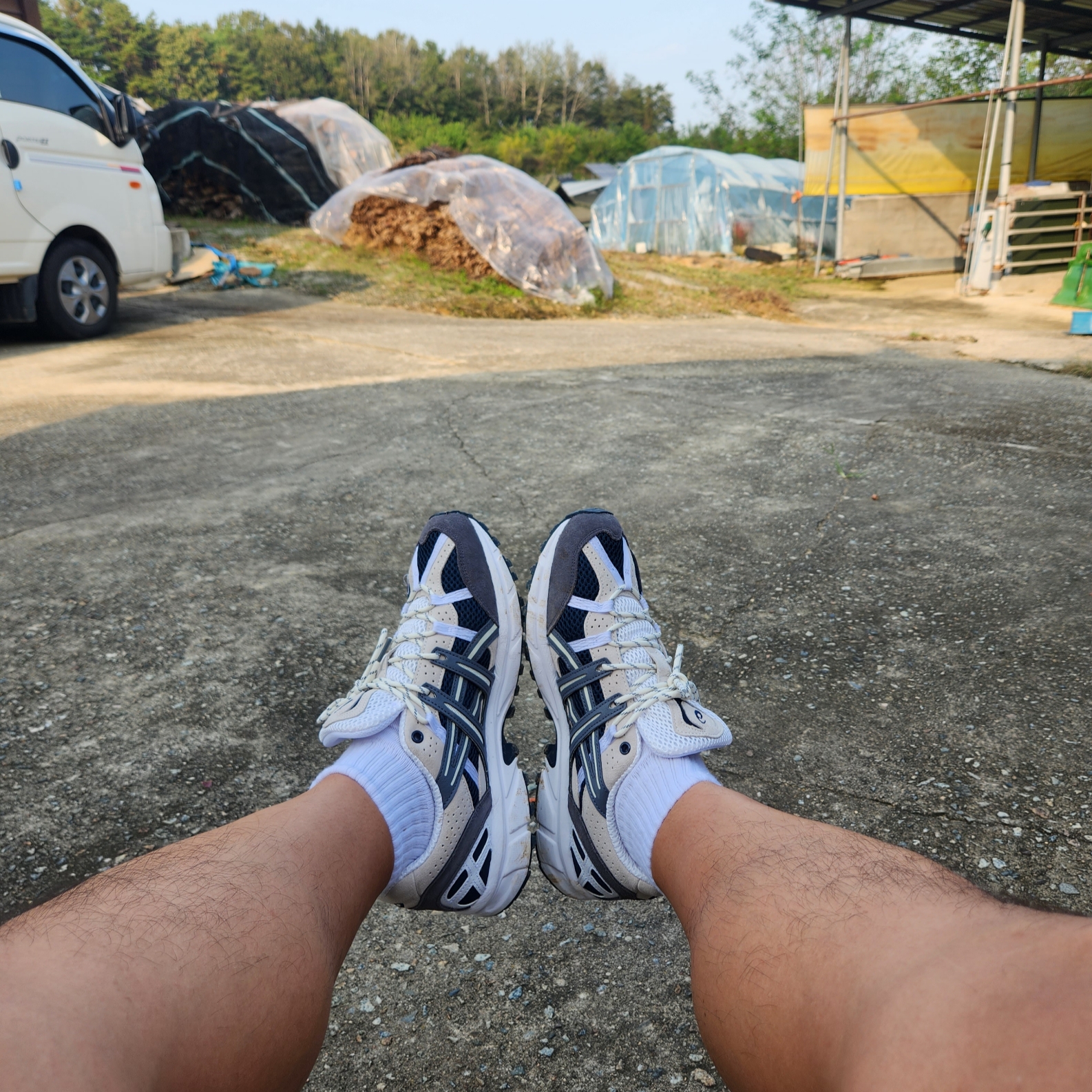 Asics Gel-Sonoma 15-50 French Blue 착용 스타일 - 3