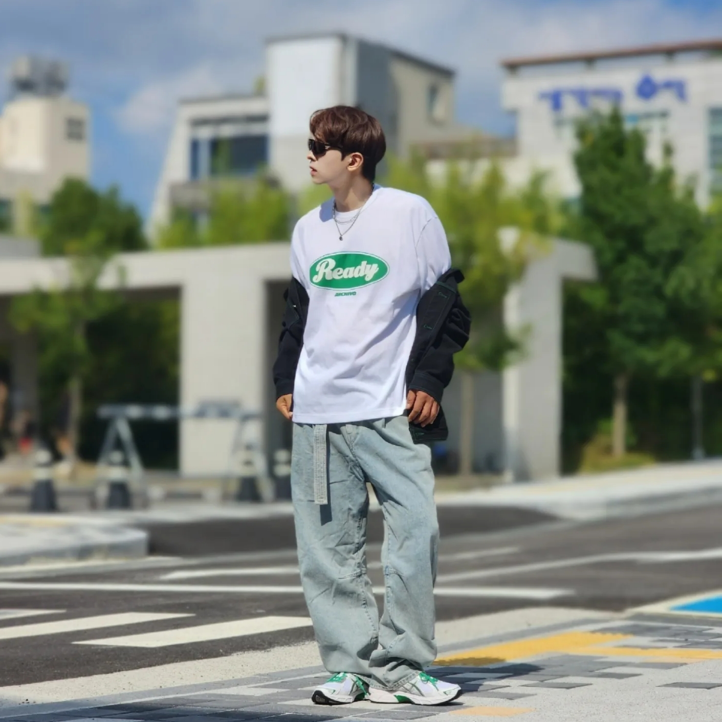 Asics Gel-1130 White Pure Silver - Folder Exclusive 착용 스타일 - 3