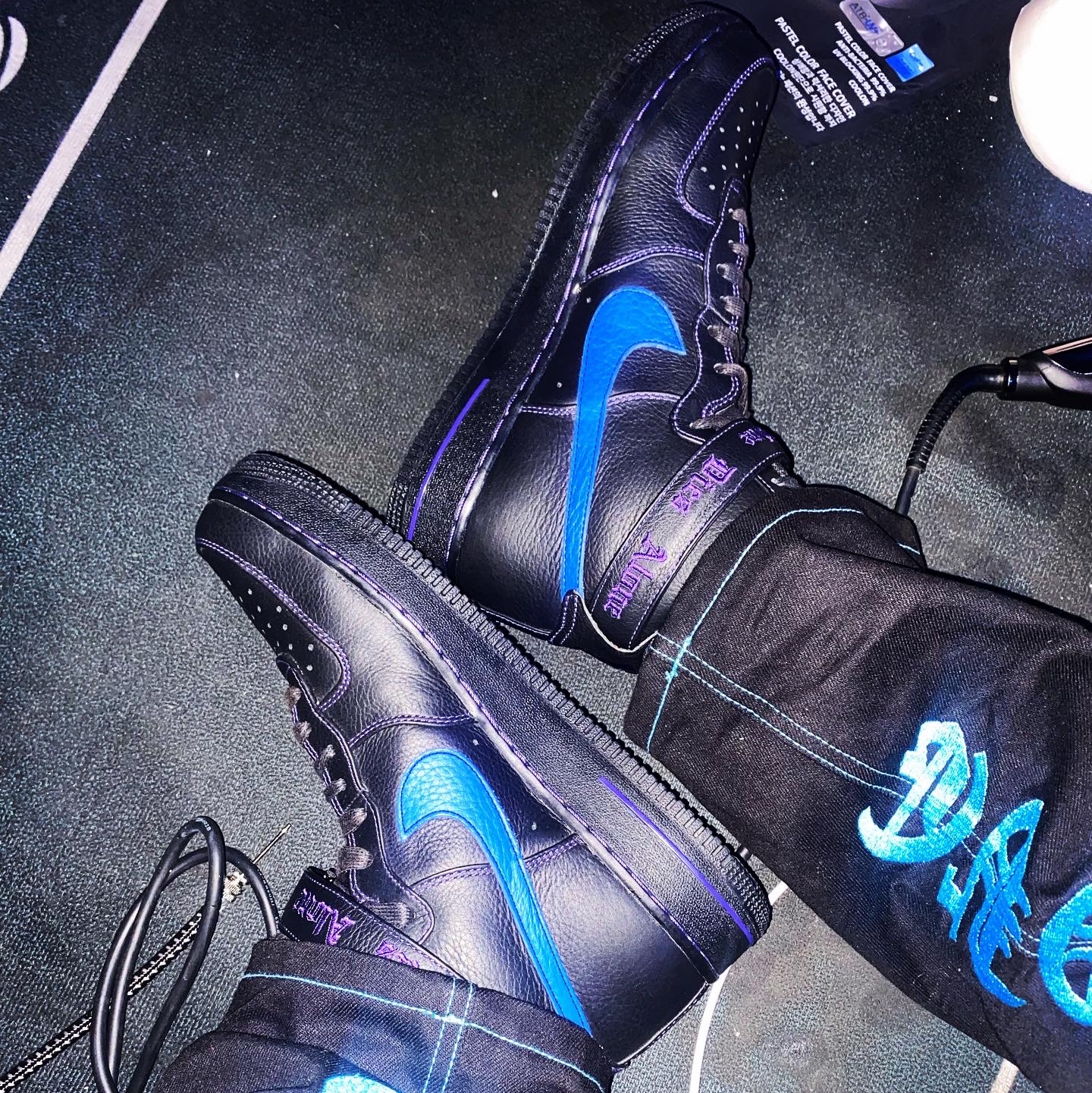 Nike x VLONE Air Force 1 Low 2017 착용 스타일 - 2