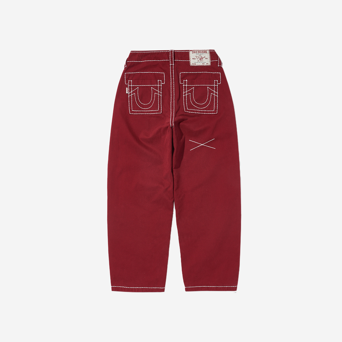 트루릴리젼 스카 워시드 데님 팬츠 레드(True Religion Scar Washed Denim Pants Red) - 2